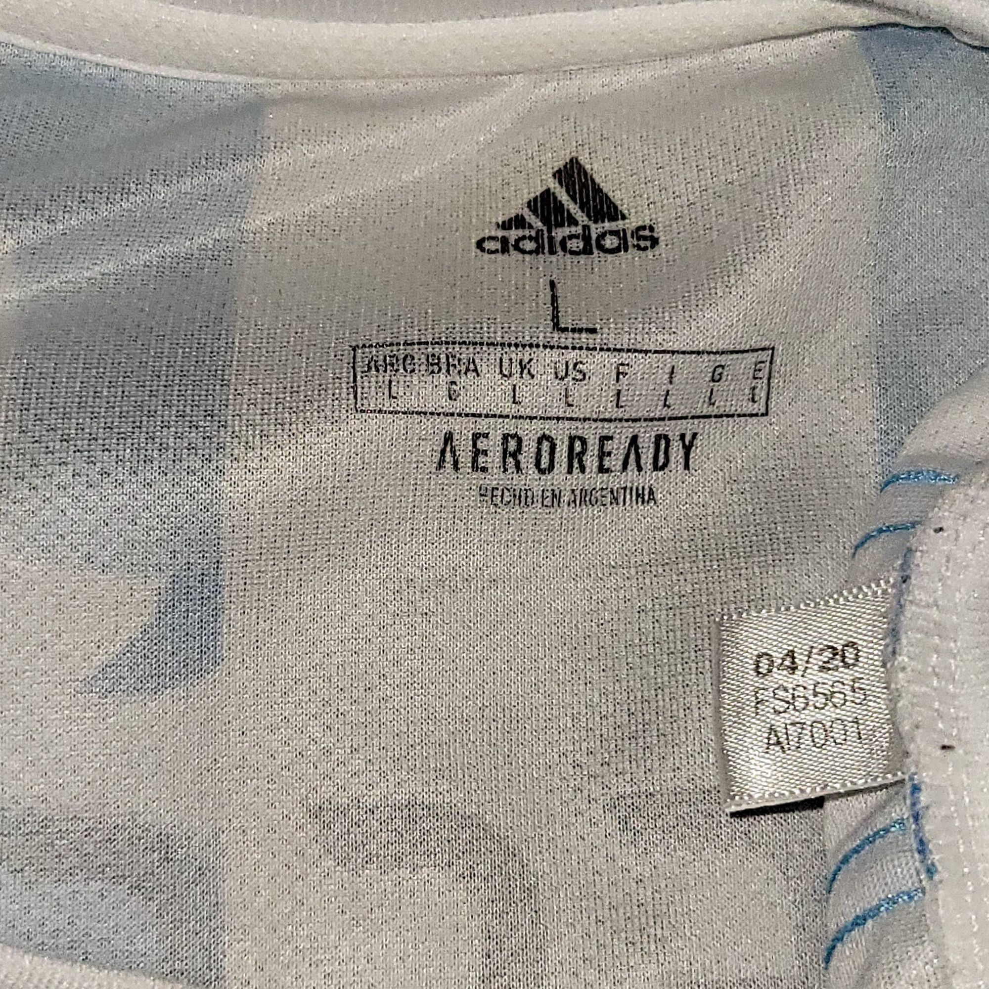 Adidas Messi Argentina 2020 2021 2022 COPA AMERICA Soccer Jersey L Size US L / EU 52-54 / 3 - 7 Thumbnail