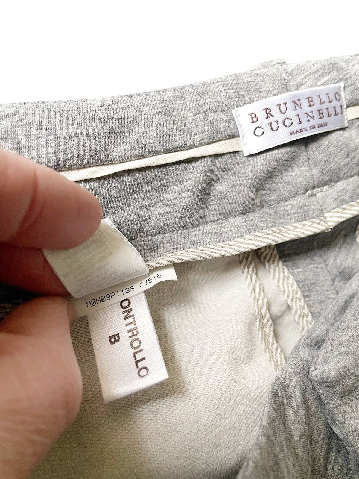 Brunello Cucinelli Brunello Cucinelli Women Trousers Grey Pants Size 36/M Size 27" / US 4 / IT 40 - 8 Thumbnail