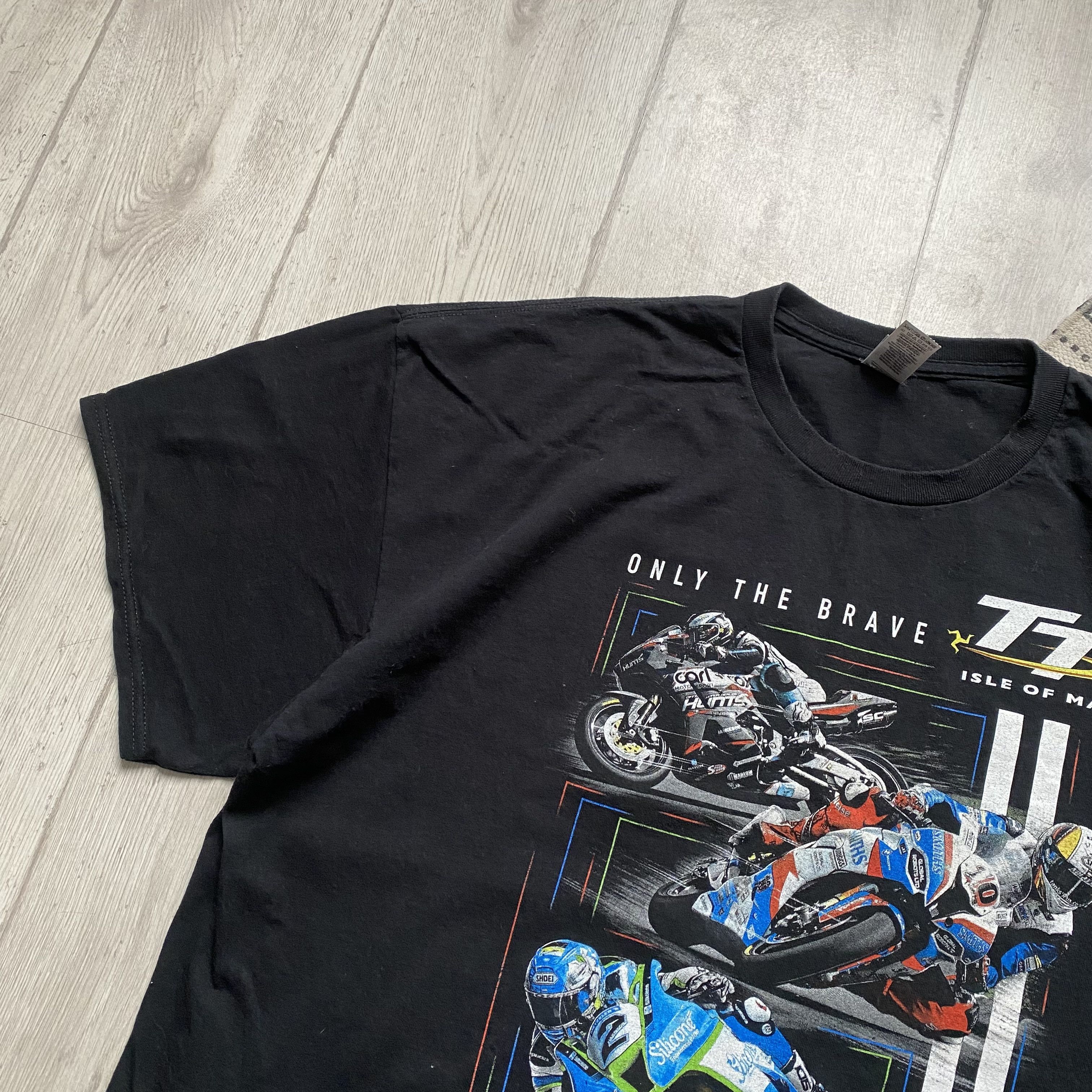 Yamaha 🏍️ Vintage 00 Moto Racing logo Tee isle of man honda ducati Size US XXL / EU 58 / 5 - 4 Thumbnail