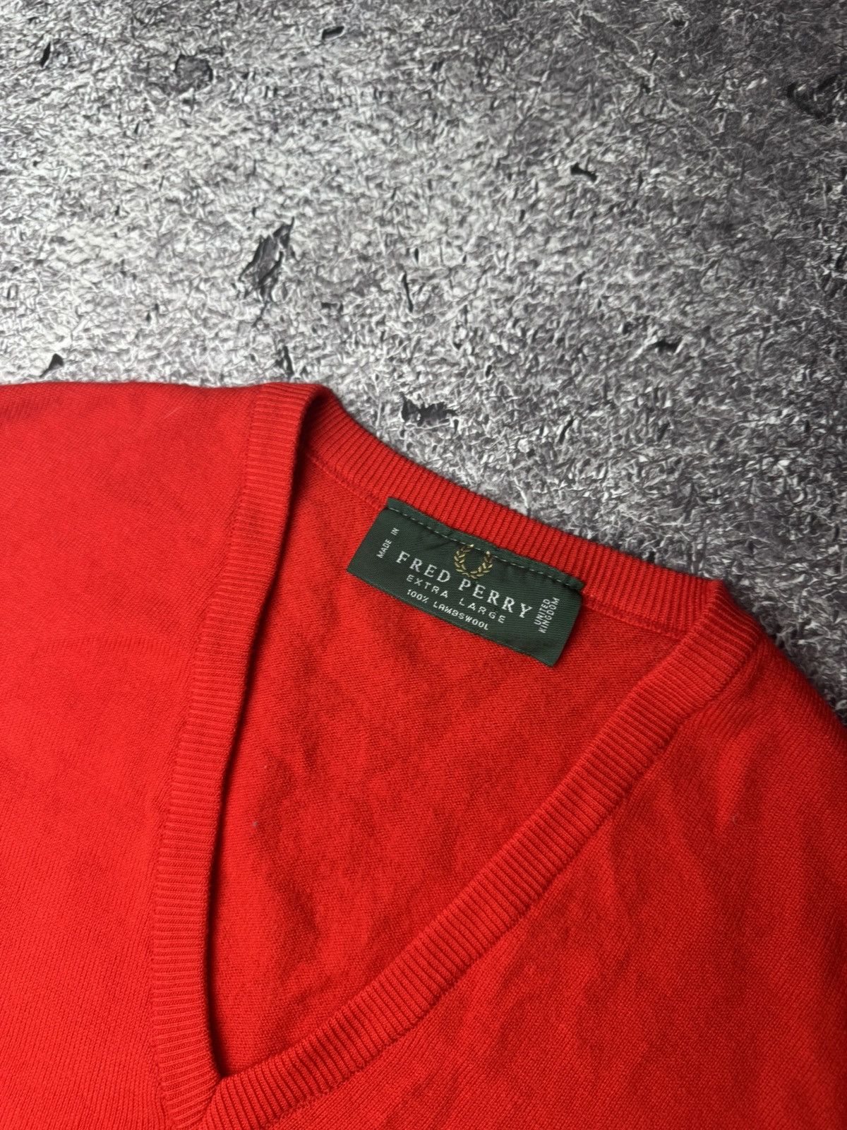 Fred Perry fred perry vintage vest sweater made in england Size US XL / EU 56 / 4 - 3 Thumbnail
