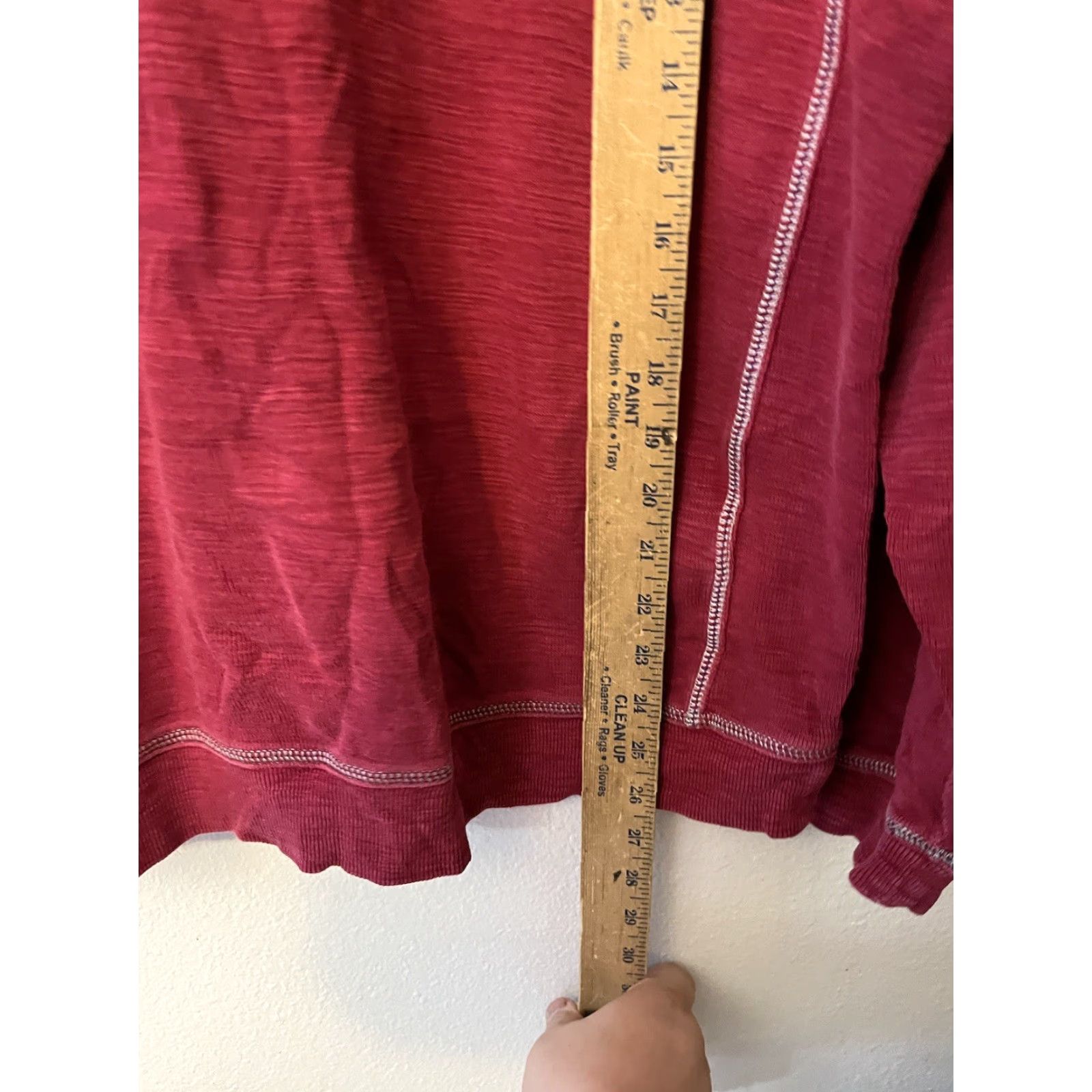 Tommy Bahama Tommy Bahama Sweater Men M 1/4 Zip Pullover Long Sleeve Red Cotton Blend Knit Logo Vintage: No, Solid, Classic American Modern Theme Size US M / EU 48-50 / 2 - 5 Thumbnail
