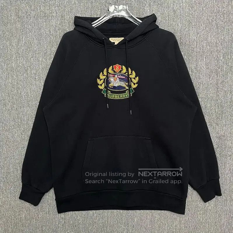 Burberry Burberry Black Cotton Men's Hoodie. Size US M / EU 48-50 / 2 - 1 Thumbnail