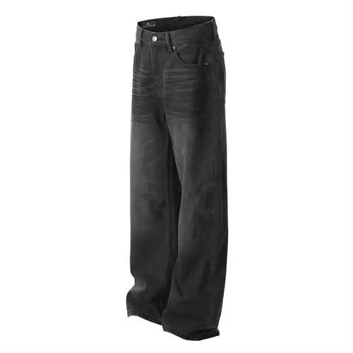 VIBE American loose wide-leg distressed washed gradient jeans Size US 35 - 8 Thumbnail
