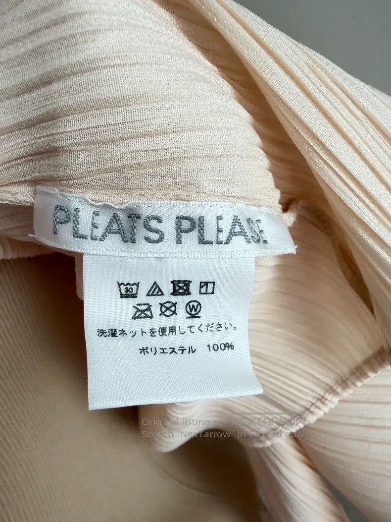 Issey Miyake Issey Miyake Flesh Pink Outerwear Top Size L / US 10 / IT 46 - 5 Thumbnail