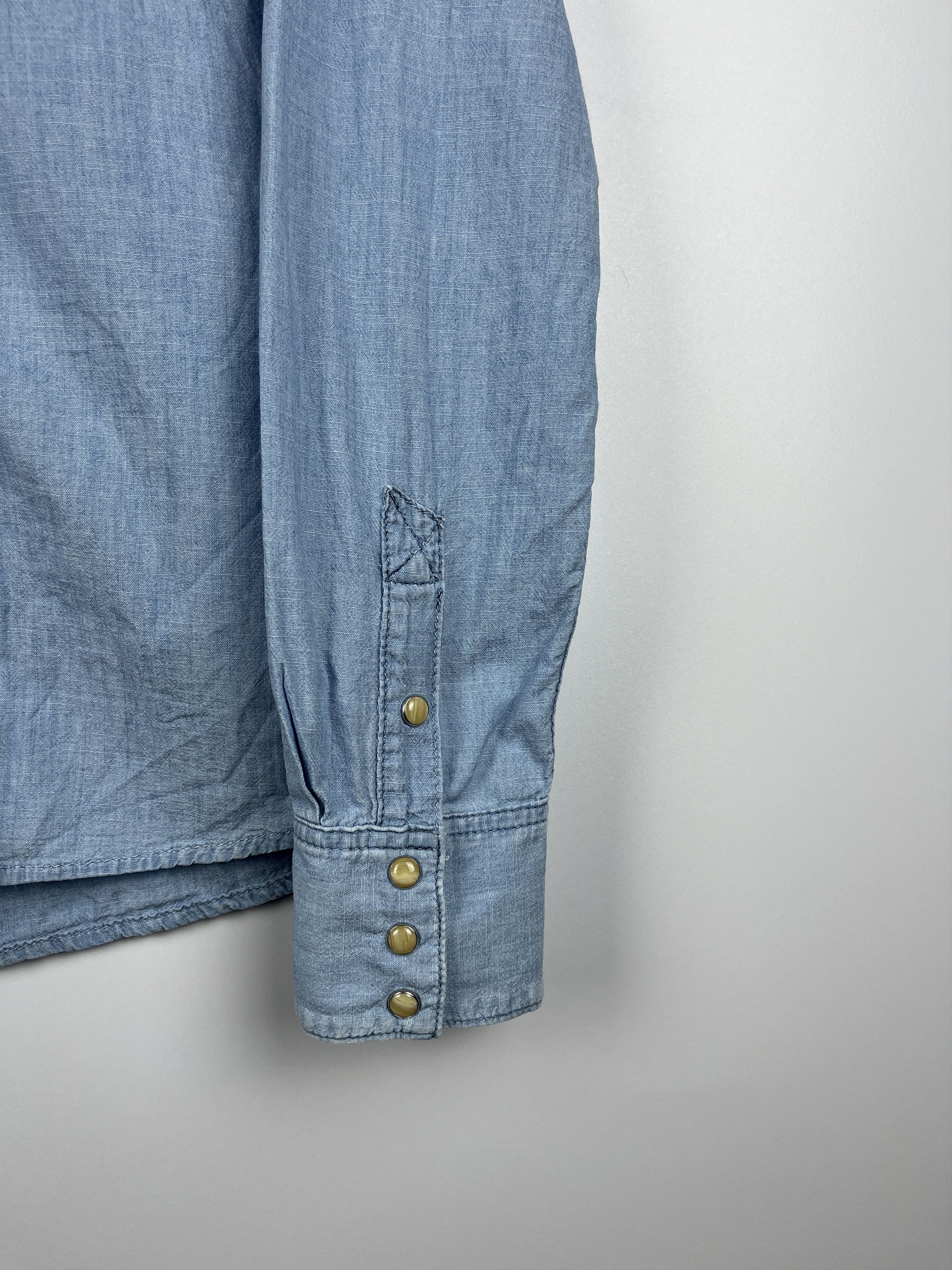 Nudie Jeans Nudie Jeans Jonis Denim Shirt Pearl Snap Button Size US M / EU 48-50 / 2 - 10 Thumbnail