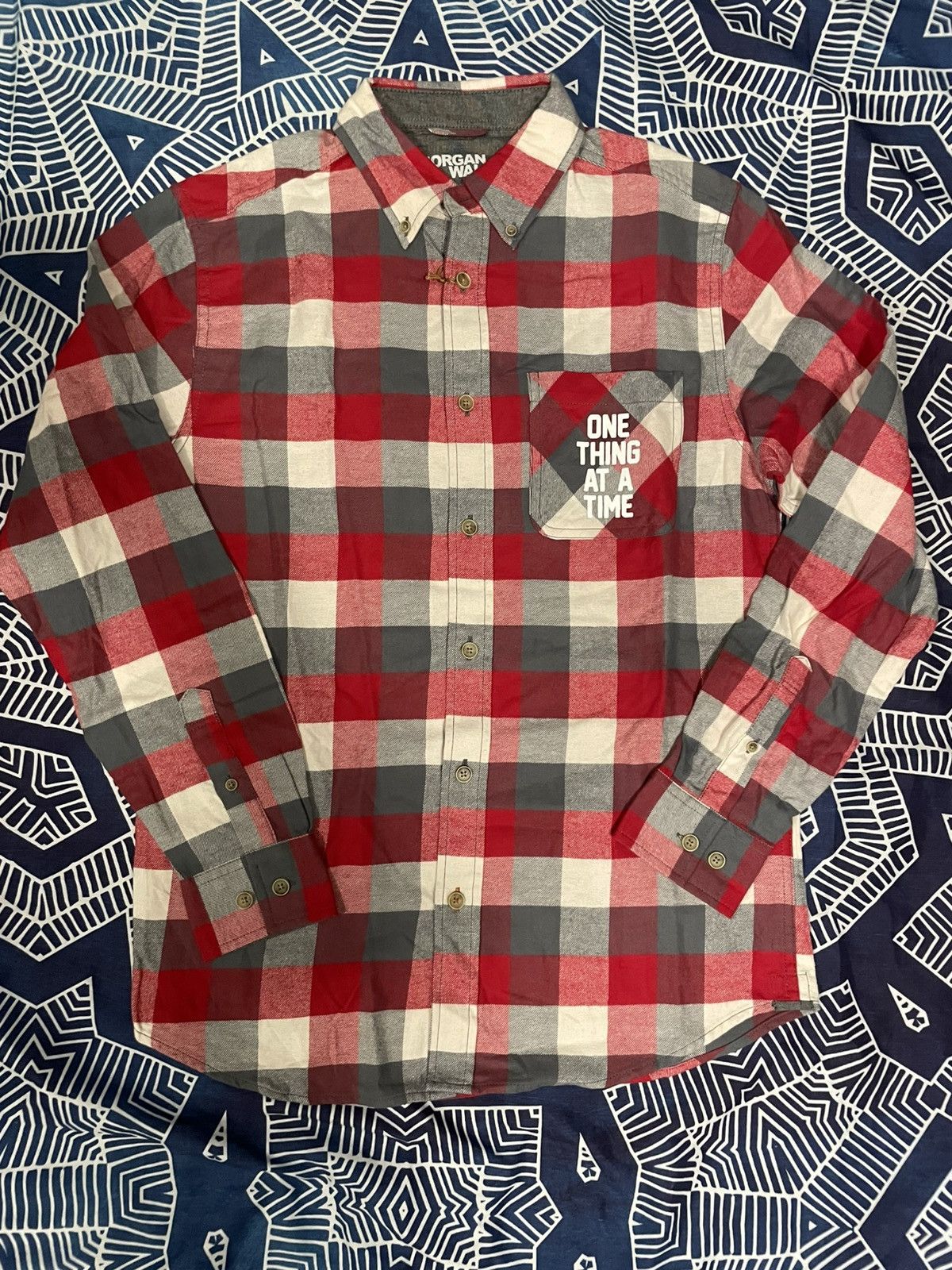 Band Tees × Vintage × Weatherproof Morgan Wallen One Thing At A Time Tour Flannel Size US S / EU 44-46 / 1 - 2 Thumbnail