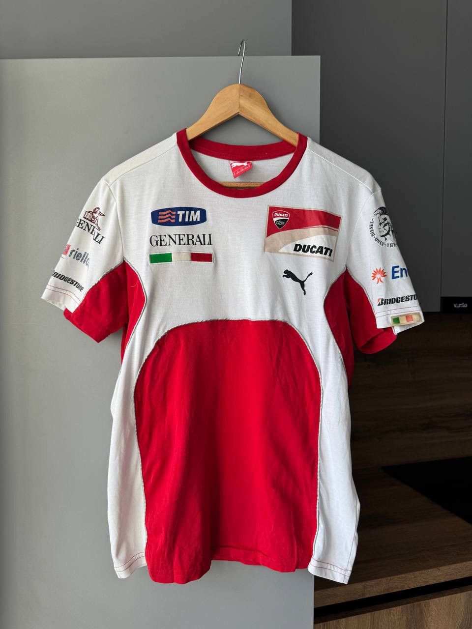 Puma Vintage Racing Tee Shirts Puma Ducati PatchWork Logo Size US M / EU 48-50 / 2 - 1 Thumbnail