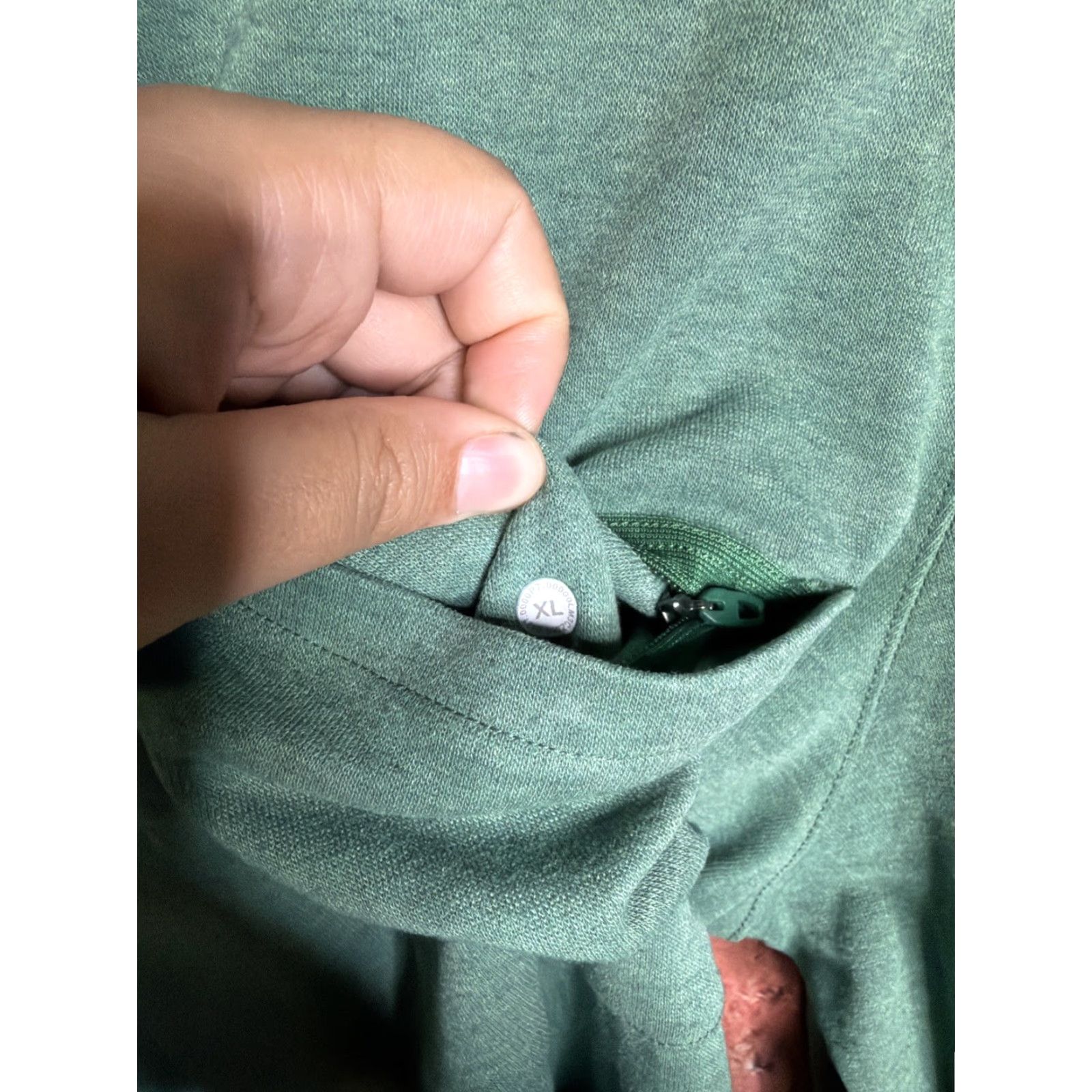 Lululemon Lululemon Mens Button-Up Overshirt XL Green Knit Heavyweight Preppy Snap Button-Down Collar Long Sleeve Casual Shirt Mens Green XL Size US XL / EU 56 / 4 - 3 Thumbnail