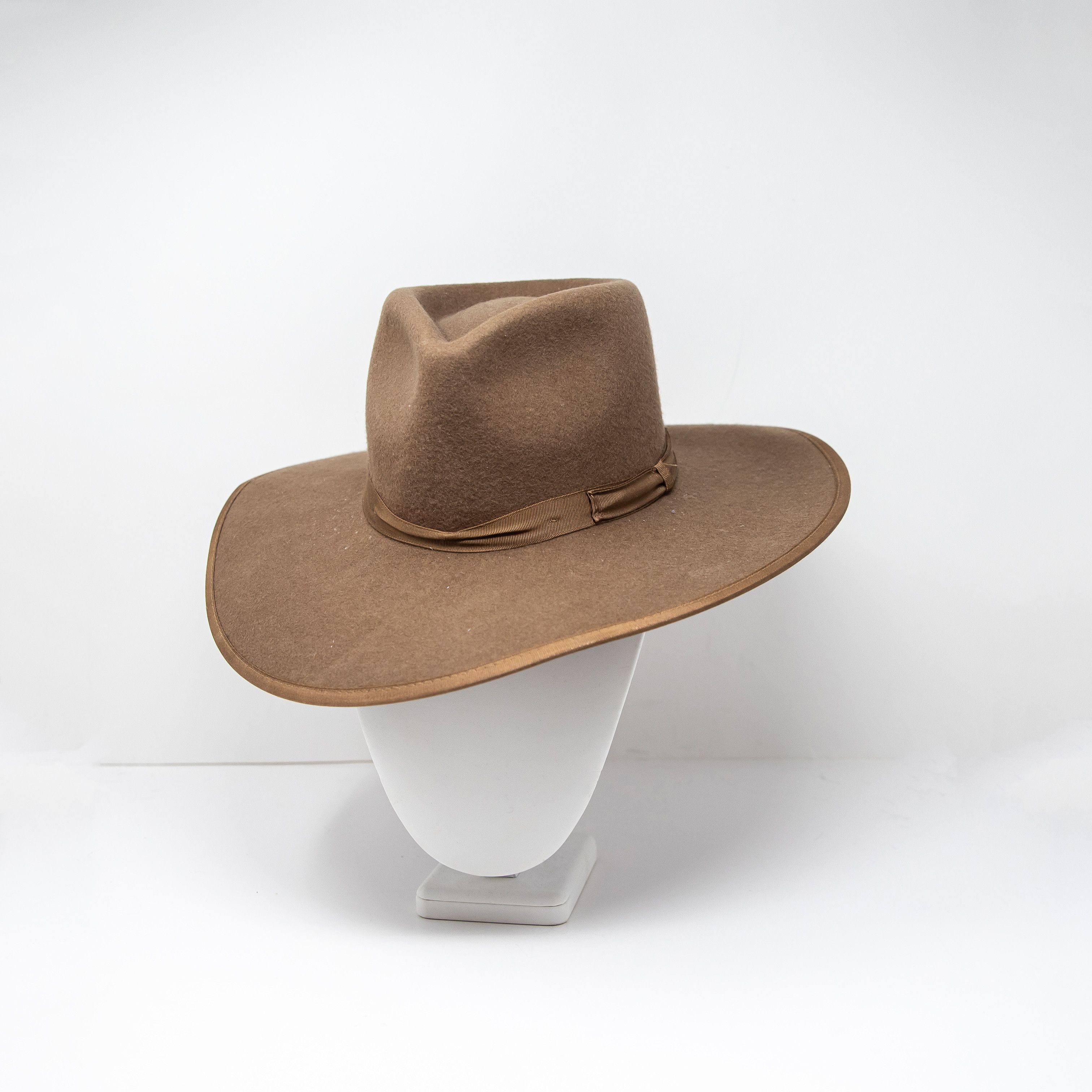 Brixton Wool Felt Ribbon Trim Wide Brim