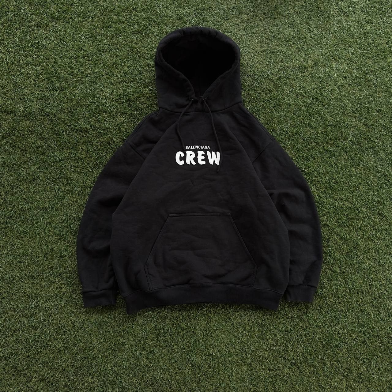 Balenciaga BALENCIAGA FW20 CREW LOGO HOODIE Size US S / EU 44-46 / 1 - 1 Thumbnail