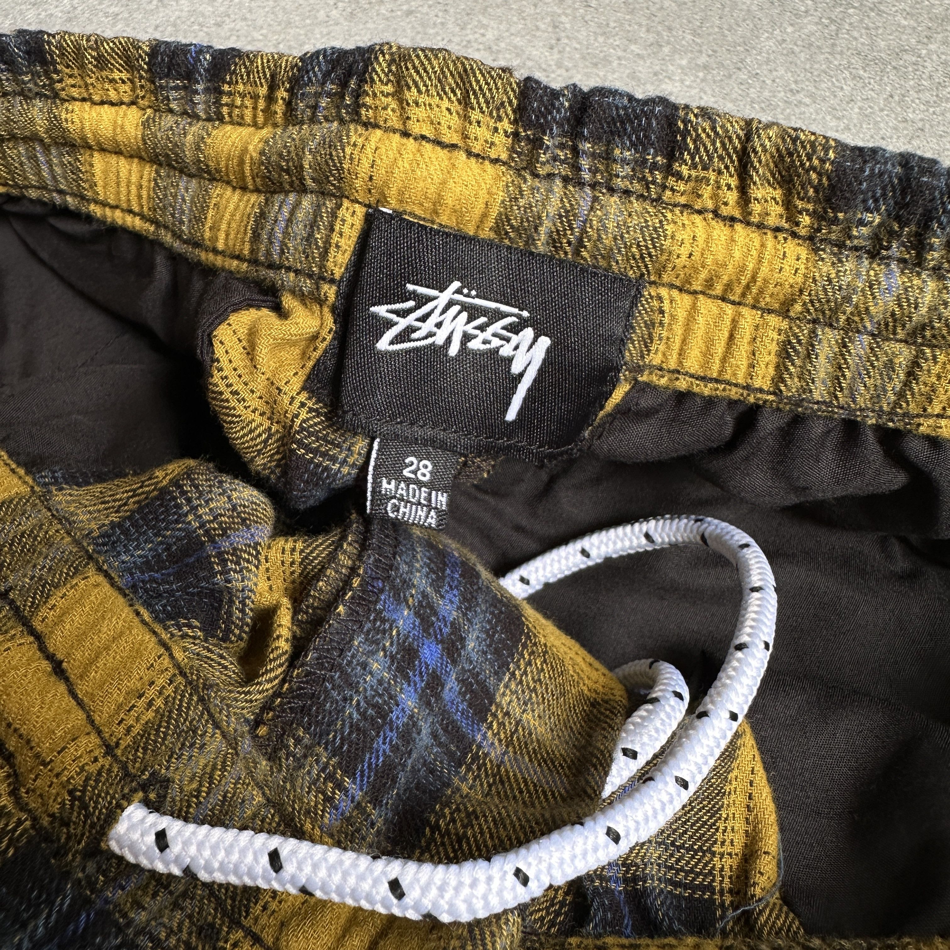 Japanese Brand STUSSY PLAID BEACH SHORTS - SIZE 28 Size US 28 / EU 44 - 6 Thumbnail