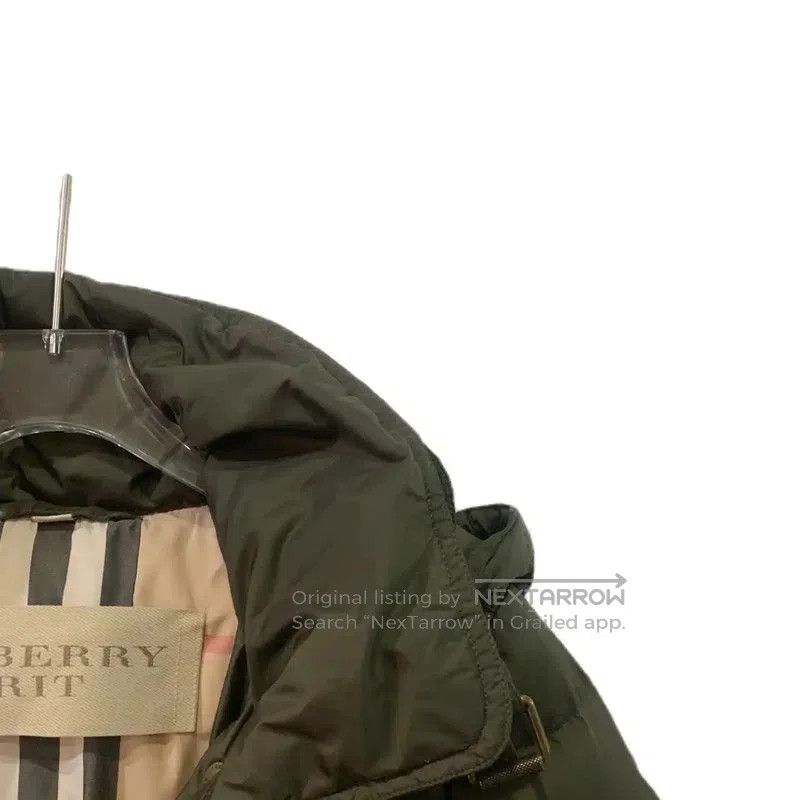 Burberry Burberry Army Green Nylon Puffer Jacket. Size XS / US 0-2 / IT 36-38 - 4 Thumbnail