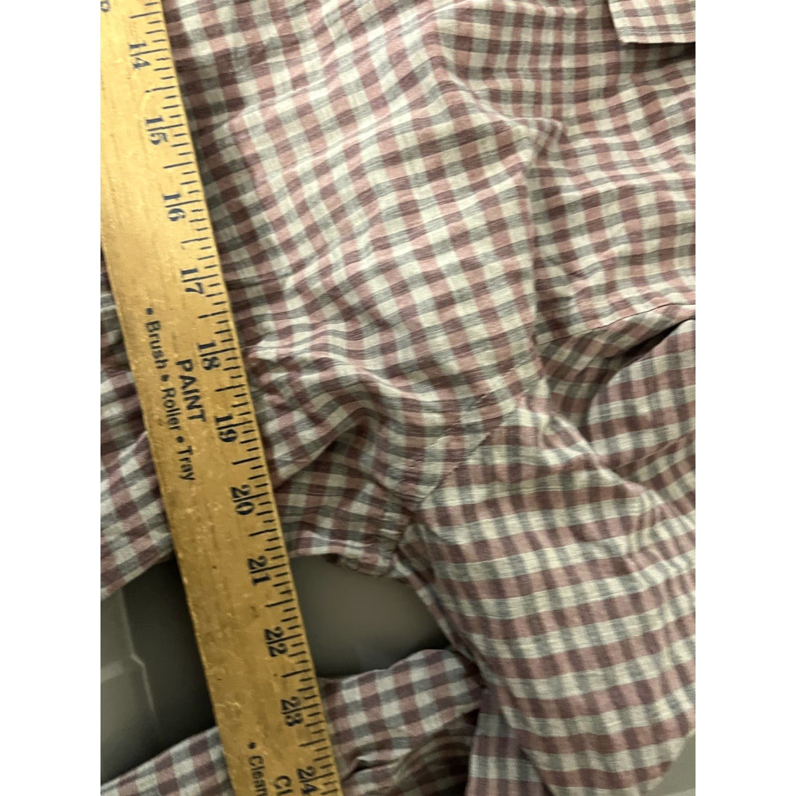 Gap VINTAGE Gap Button-Up Shirt Mens Size XL Gray Plaid Check Slim Fit Long Sleeve Gingham Size US L / EU 52-54 / 3 - 5 Thumbnail