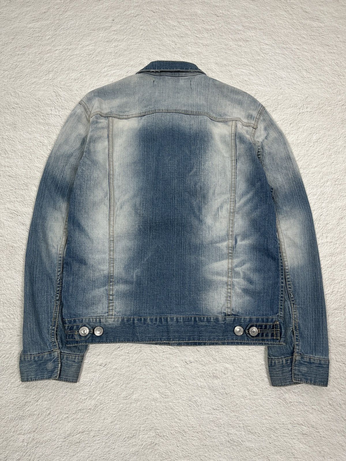 Number (N)ine Denim Lab - Super Washed Denim Jacket Size US L / EU 52-54 / 3 - 5 Thumbnail