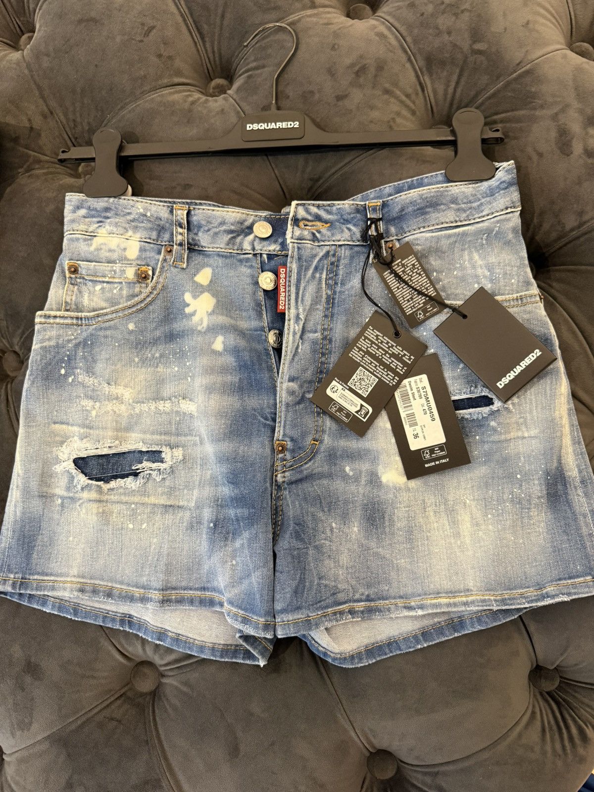 Dsquared2 Dsquared2 denim shorts Size 25" / US 0 / IT 36 - 1 Thumbnail
