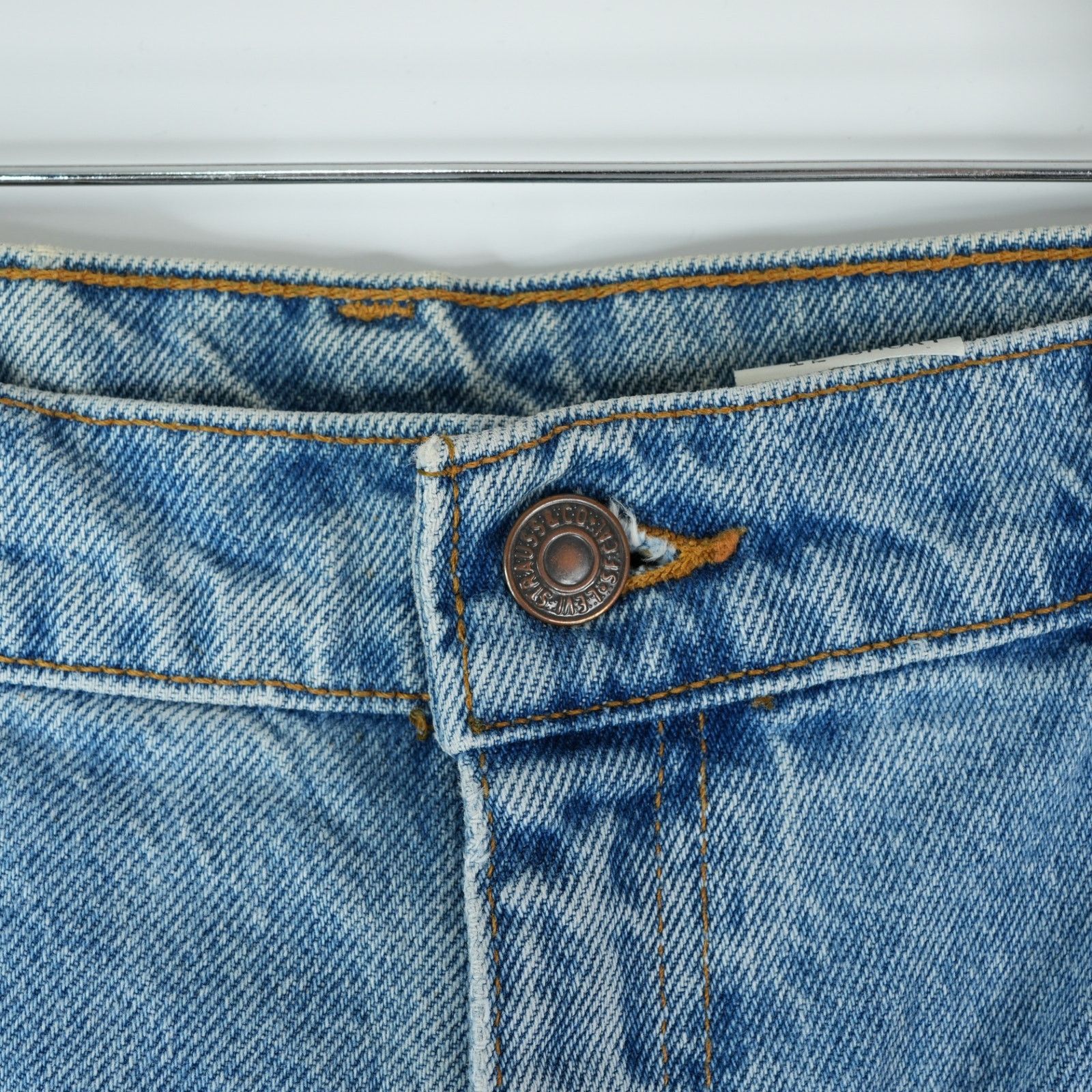 Levi's Vtg Levis 551 Jeans 12S (31x28.5) Relaxed Fit Tapered Leg Size 34" / US 12 / IT 48 - 5 Thumbnail