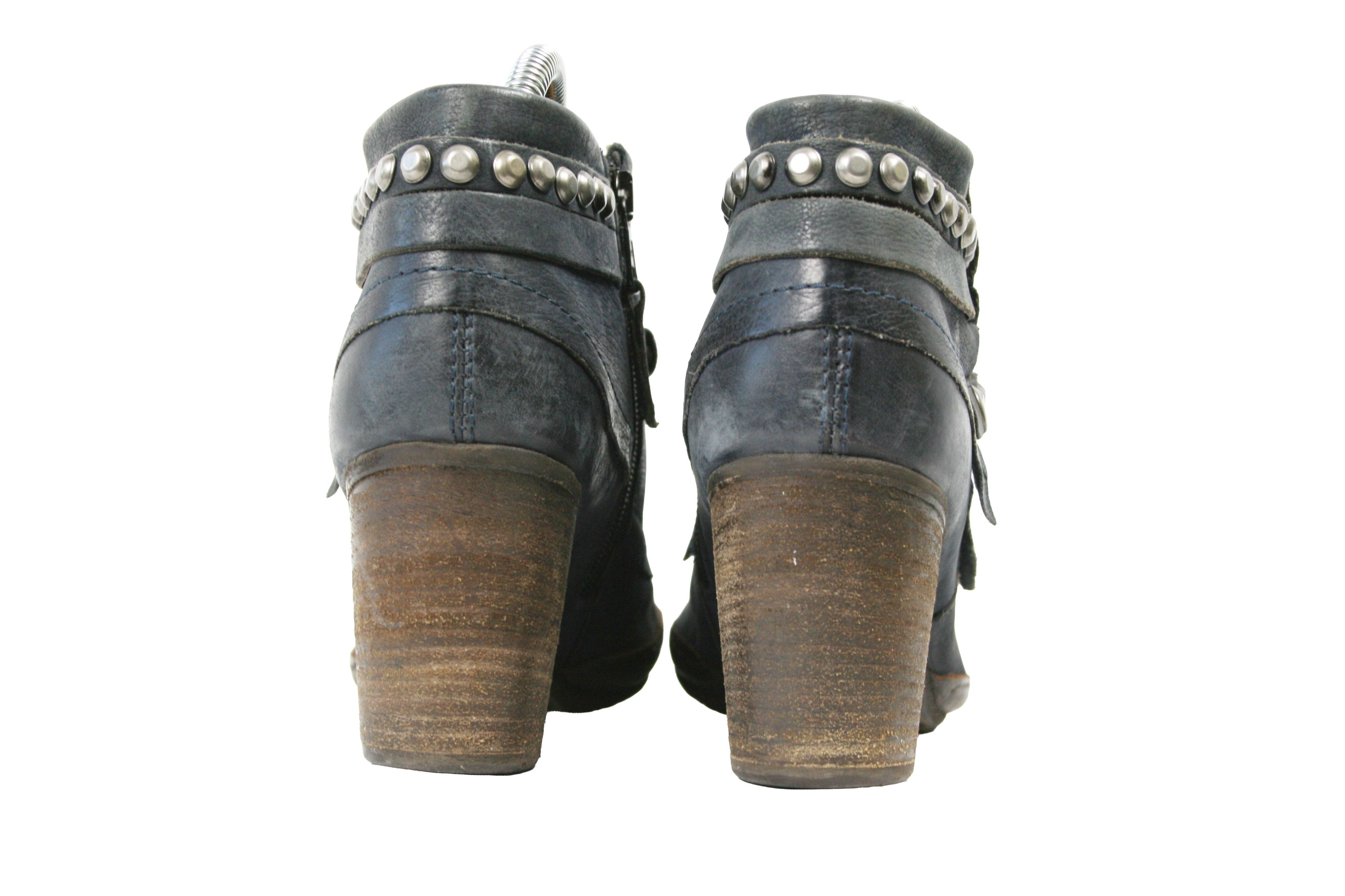 A.S.98 00S Airstep Grunge Rockstuds Avant Garde Boots Vintage Size US 9 / IT 39 - 10 Thumbnail