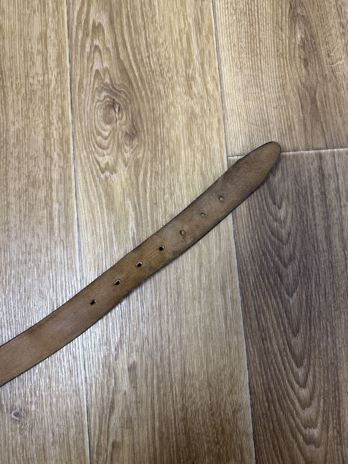 Armani Vintage Giorgio Armani Leather Belt Size ONE SIZE - 6 Thumbnail