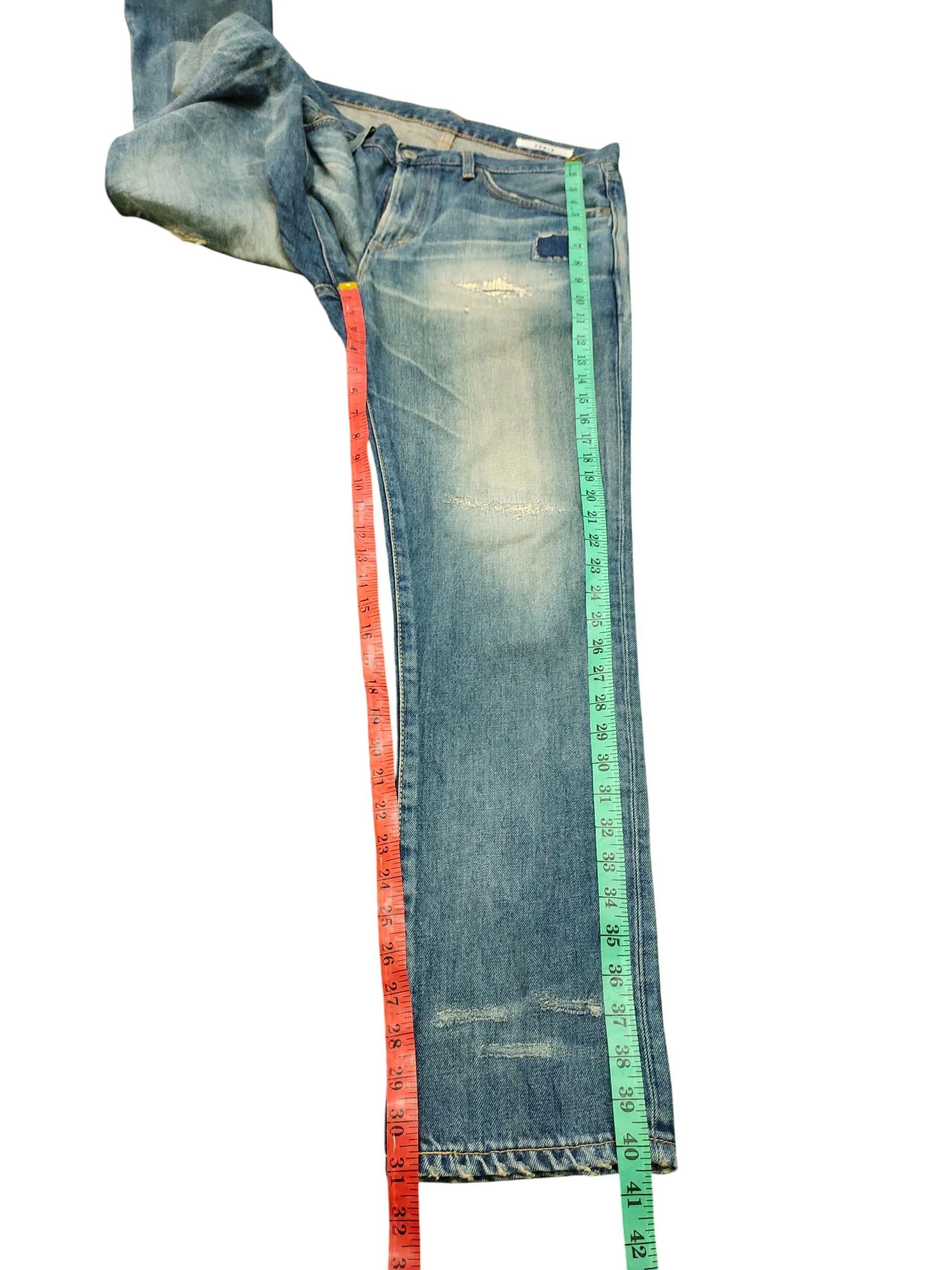 Kapital Vintage 90s Edwin 503TP Boro Patchwork Distress Denim Jeans Size US 34 / EU 50 - 8 Thumbnail
