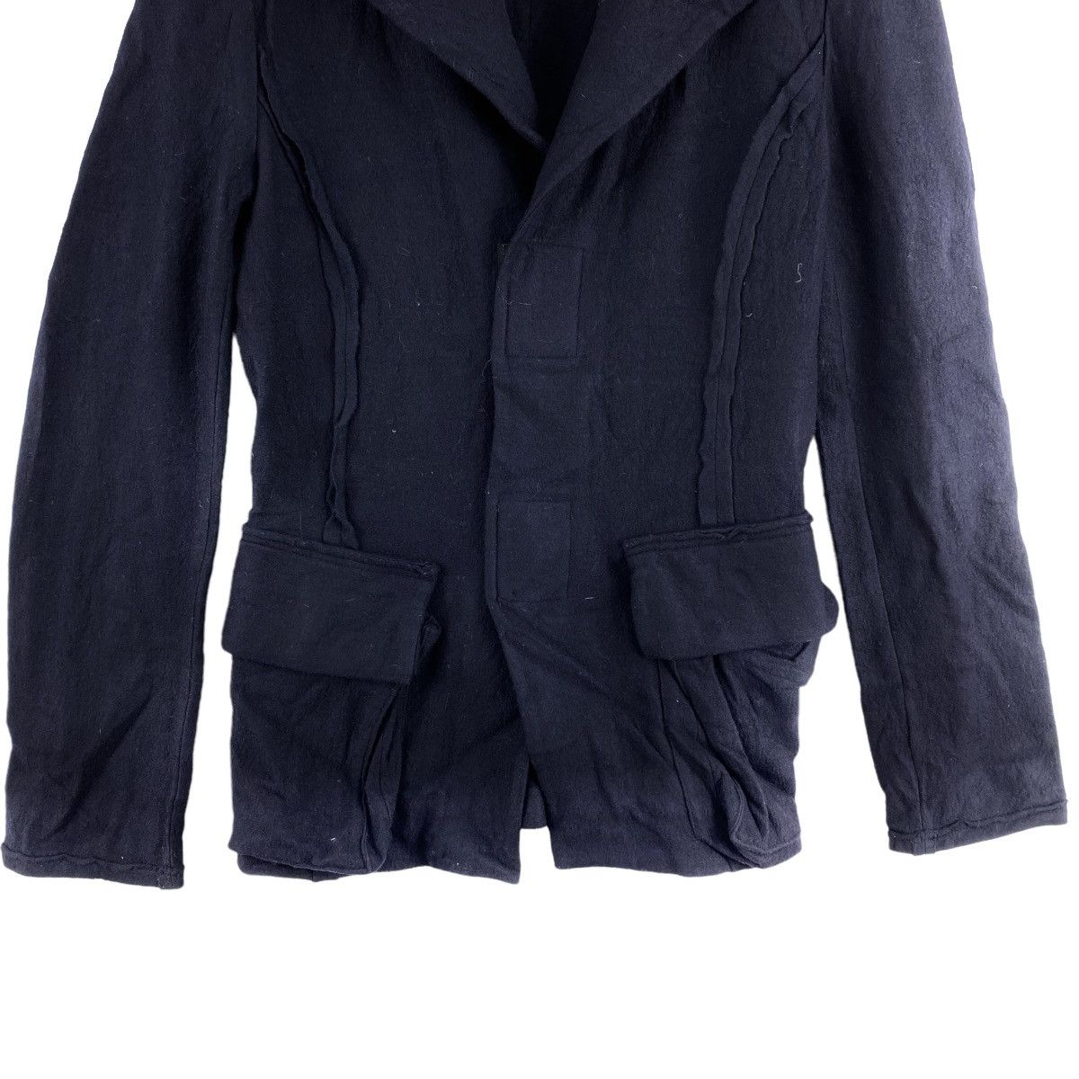 Japanese Brand × Vintage × Zucca ZUCCA ISSEY MIYAKE Japanese Brand Plain Black Coat Size S / US 4 / IT 40 - 3 Thumbnail