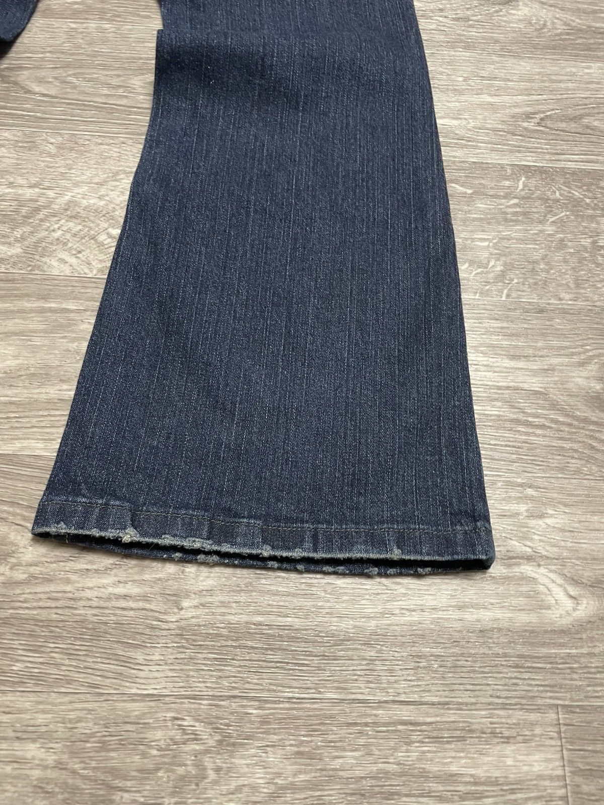 Japanese Brand New Boot Cut Rhinestones Denim Jeans Vintage Y2K 90s Punk Size 38" / US 16 / IT 52 - 22 Thumbnail