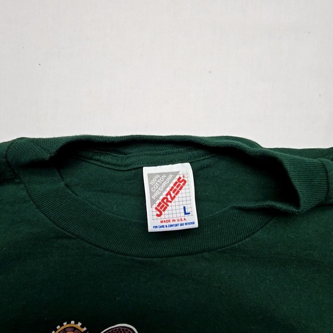 Jerzees Vintage Arizona Graphic Tee Kokopelli Green L Shirt 90s Size US L / EU 52-54 / 3 - 5 Thumbnail