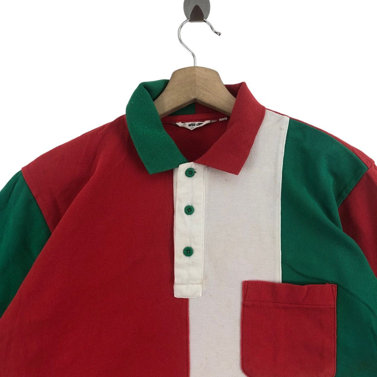 Vintage Vintage 80’ ARBE CHITOSE SUMMERLAND Polo Tee Shirt Top Size US M / EU 48-50 / 2 - 2 Thumbnail
