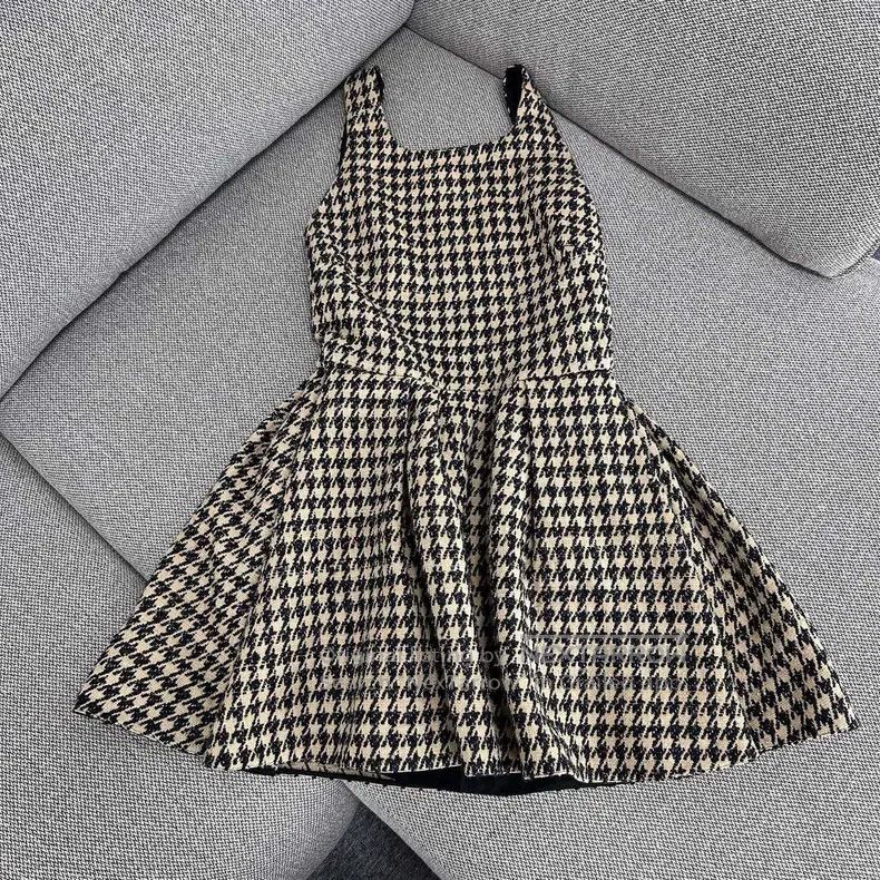 Dior Dior Qianniao check backless sleeveless dress Size XS / US 0-2 / IT 36-38 - 1 Thumbnail