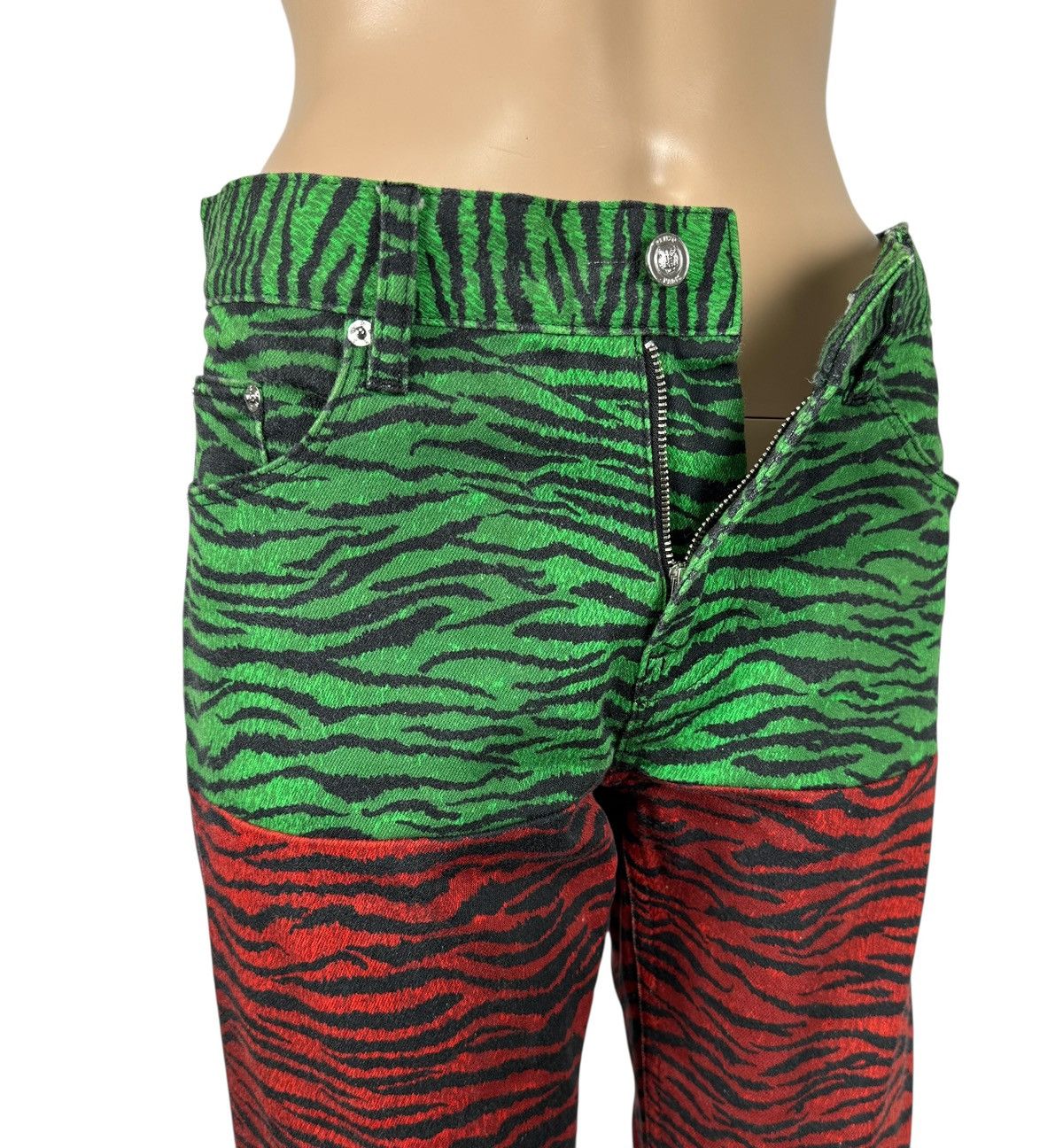 H&M × Kenzo Kenzo Jungle H&M Multicolor Animal Printed Jeans size 31 Size 31" - 11 Thumbnail
