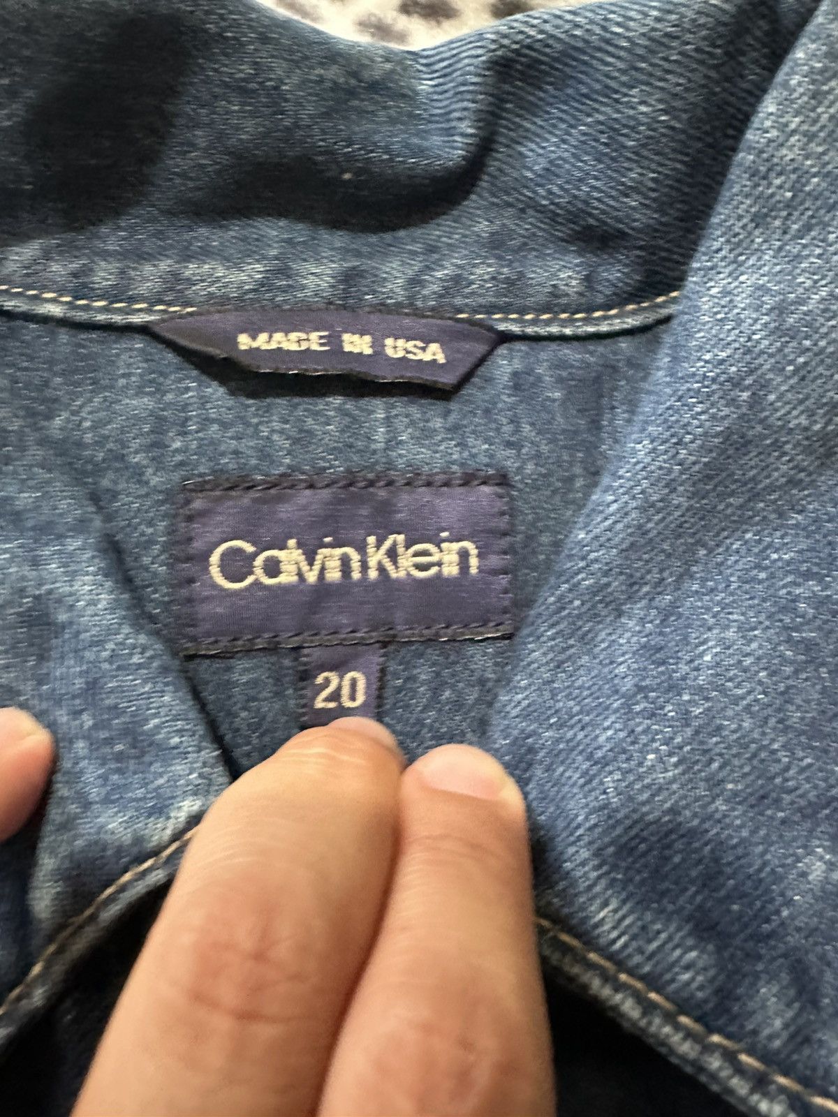 Calvin Klein Denim vest women size 20 Size 3XL / US 20-22 - 9 Thumbnail
