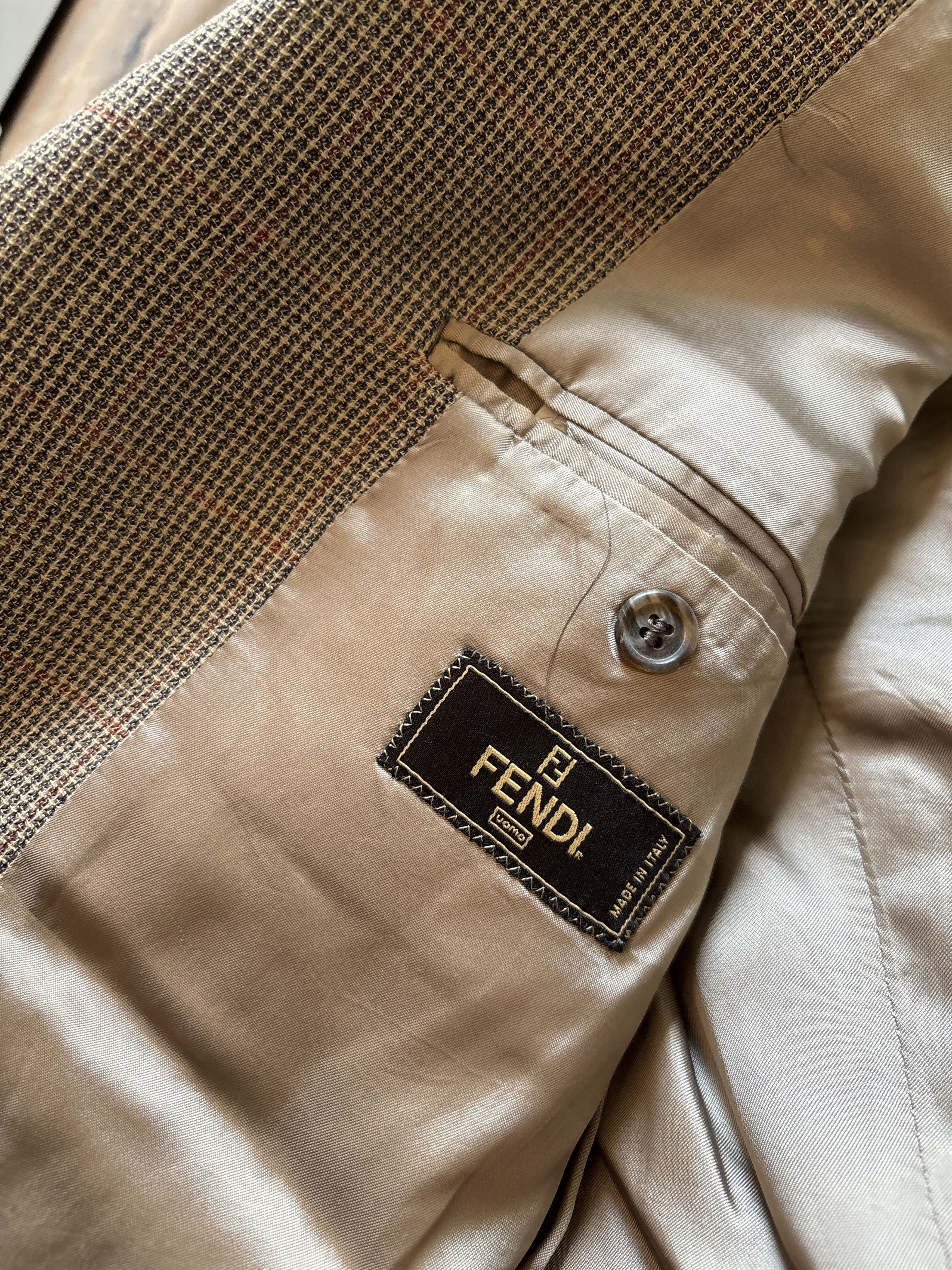 Fendi Vintage Fendi Tailoring Blazer Size 48R - 5 Thumbnail