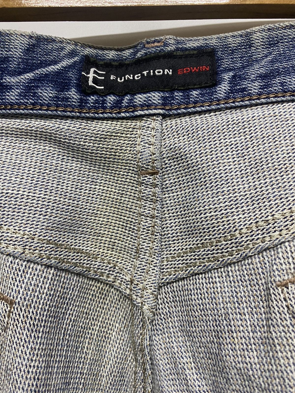 Edwin × Vintage Vintage Edwin E Function Distressed Denim Jeans Size US 34 / EU 50 - 19 Thumbnail
