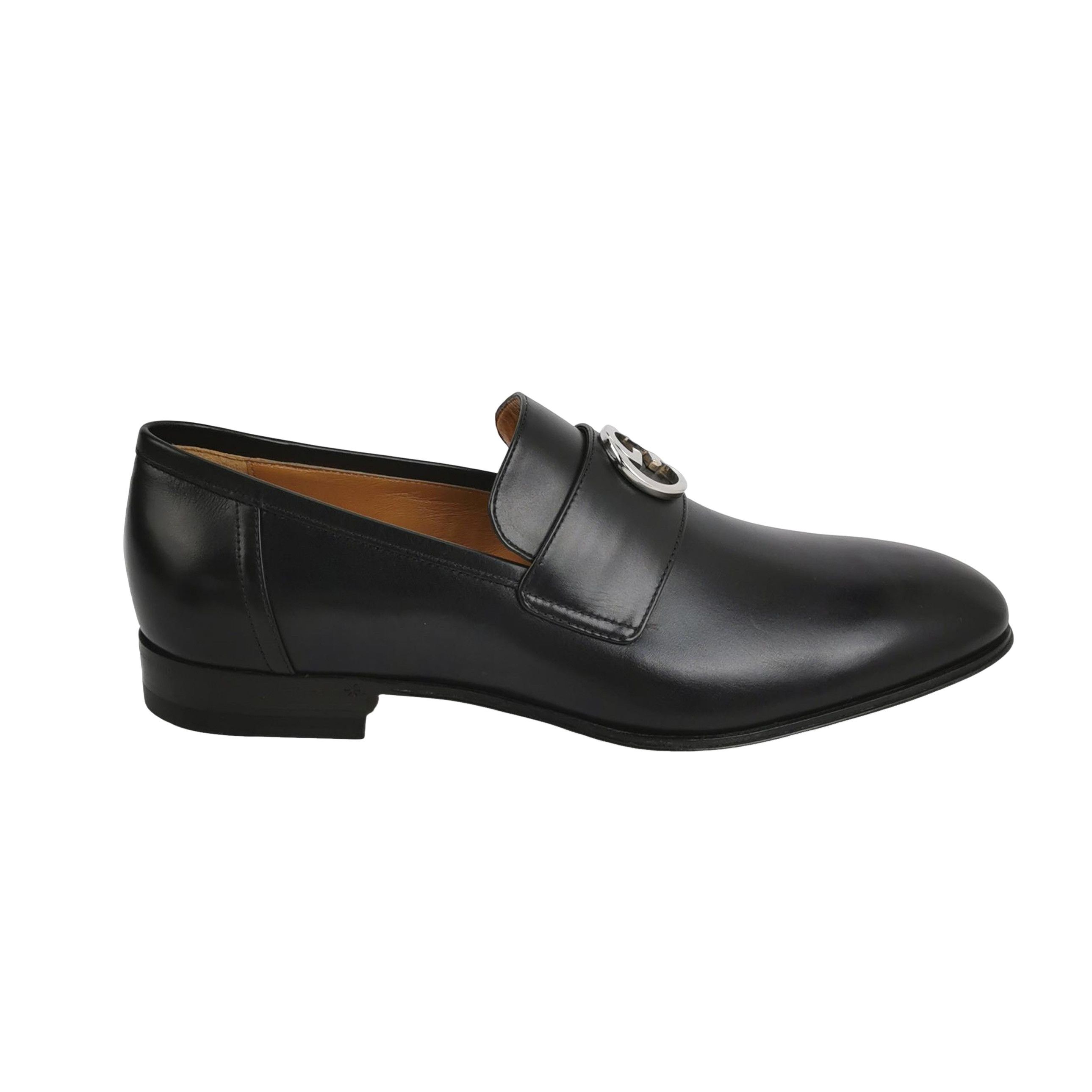 Gucci Gucci Interlocking G Leather Shoes 7.5 Size US 7 / EU 40 - 1 Thumbnail