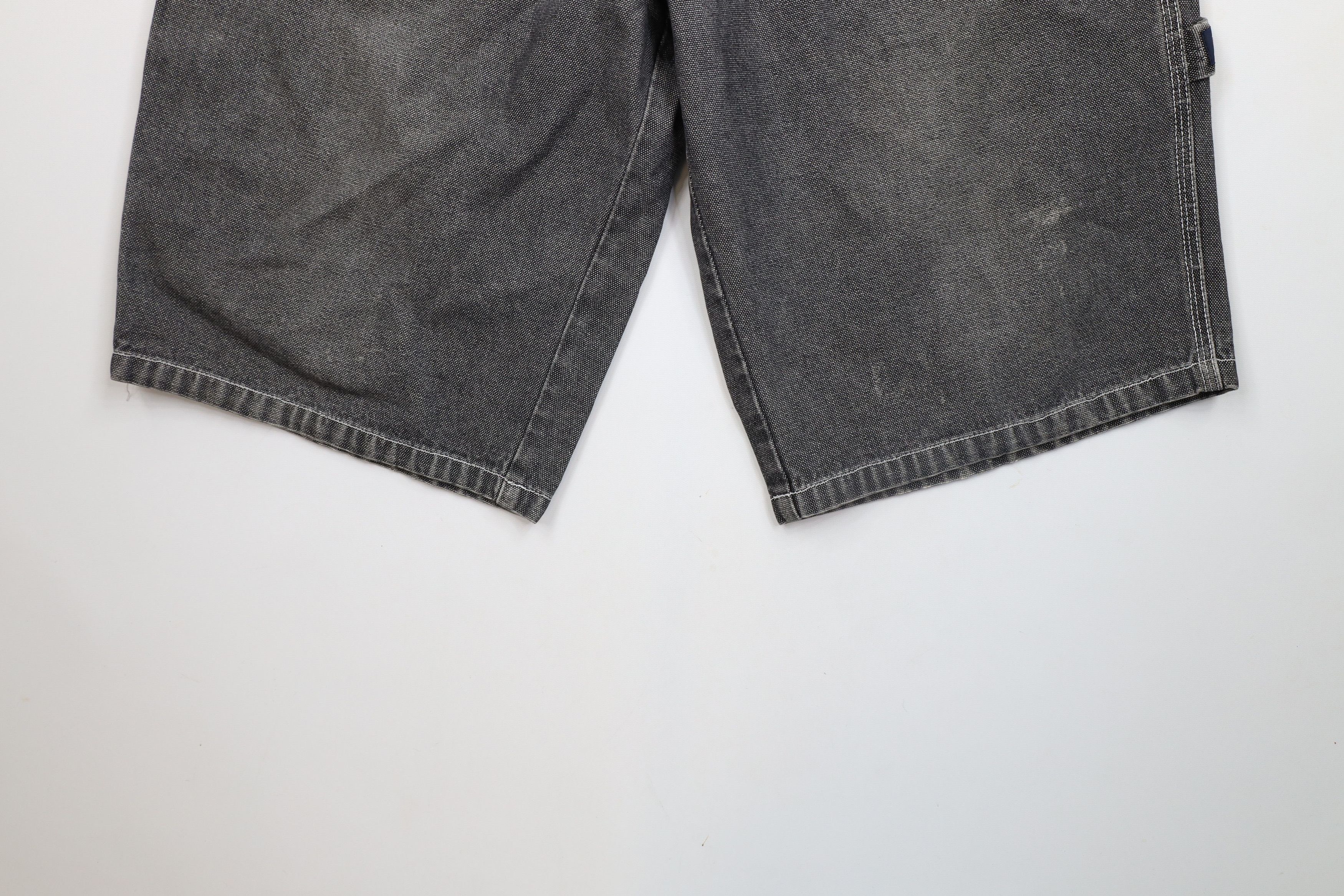 Fubu × Vintage Vintage 90s Fubu Spell Out Baggy Hip Hop Denim Jean Shorts Size US 42 / EU 58 - 4 Thumbnail