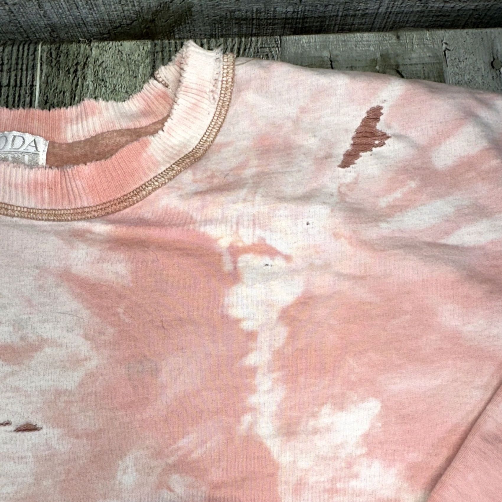 Vintage VINTAGE Moda International Sweater Women Pullover 80s 90s Pink Distressed Size L Womens Size L / US 10 / IT 46 - 3 Thumbnail