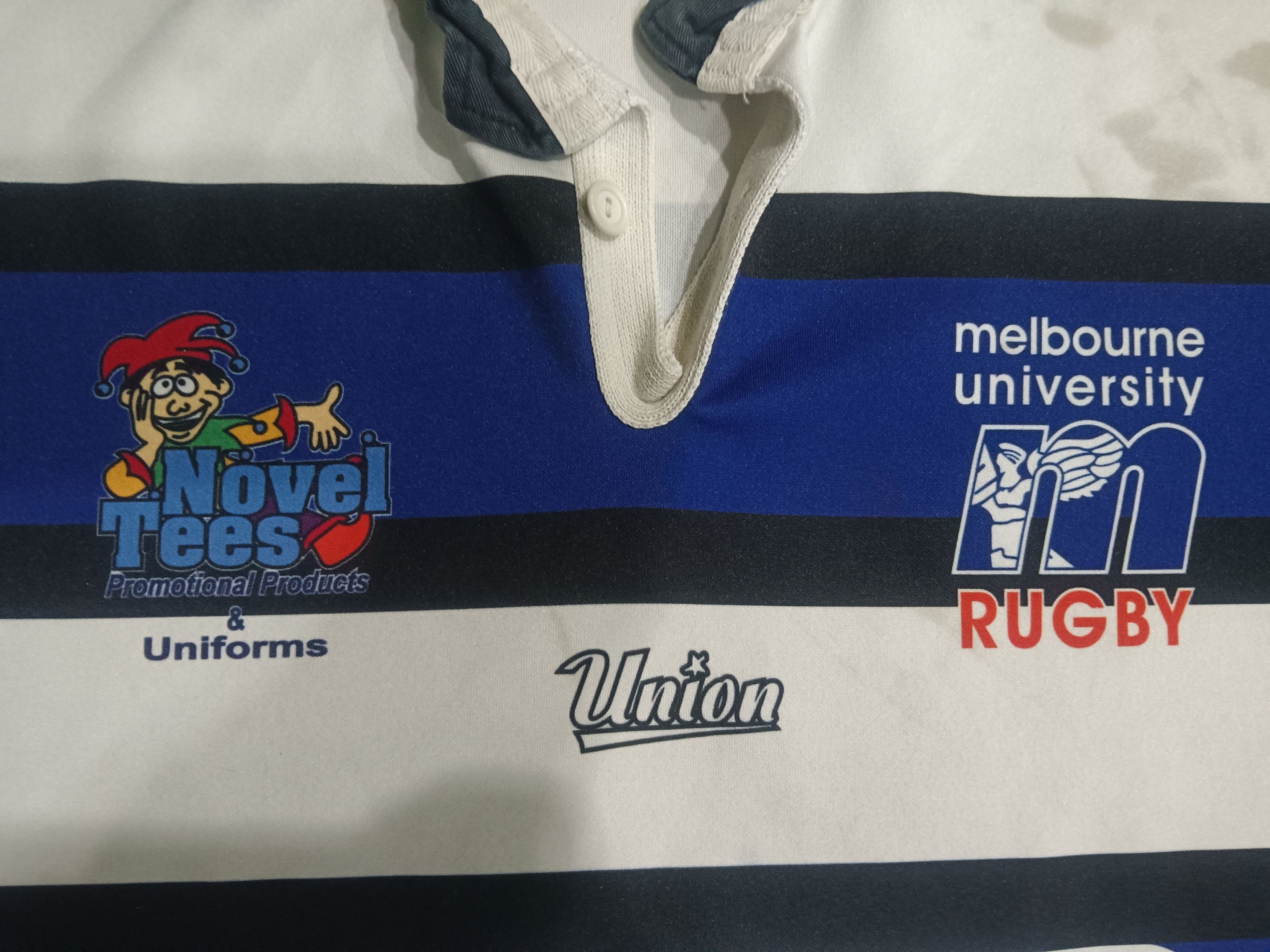 Canterbury of New Zealand Match worn Melbourne university rugby jersey Size US XL / EU 56 / 4 - 3 Thumbnail