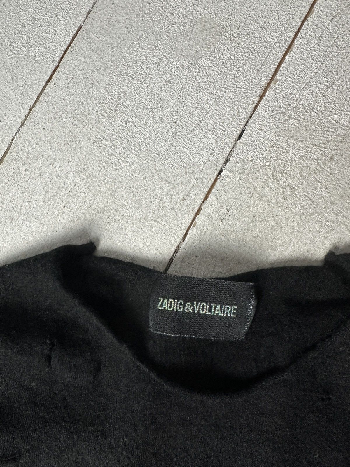 Zadig & Voltaire 🚨VNTG Zadig & Voltaire LOVE BIG LOGO Degrade Skull sweater Size S / US 4 / IT 40 - 6 Thumbnail