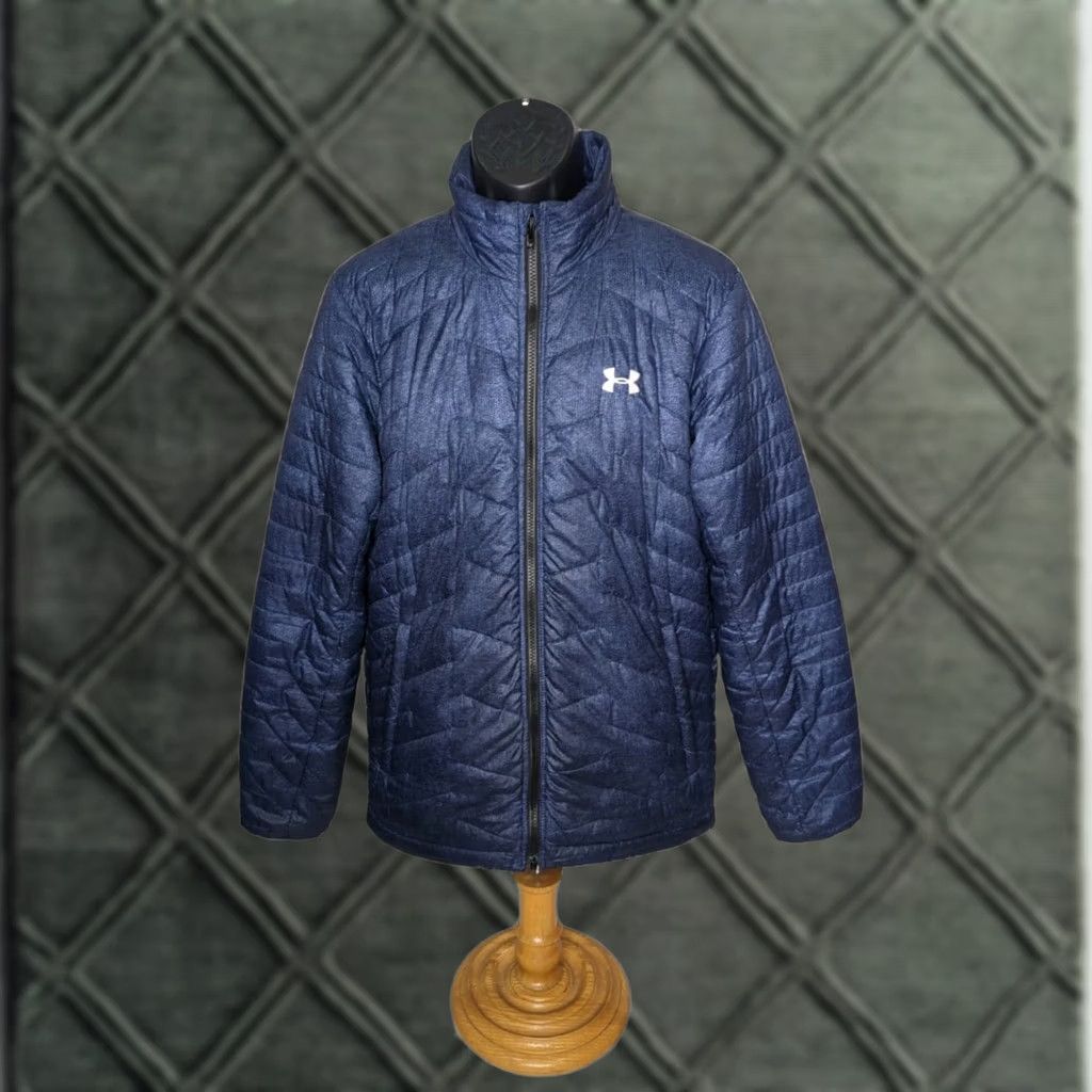Under Armour UNDER ARMOUR COLDGEAR REACTOR PUFFER JACKET MENS MEDIUM BLUE QUILTED WINTER SKI Size US M / EU 48-50 / 2 - 1 Thumbnail