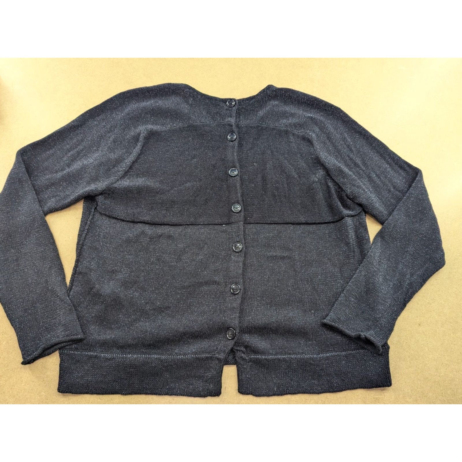 Hope Hope Womens Sweater Shirt Pullover Black Linen Cotton 36 Size Regular Knits Casual Pullover Womens Mens Girls? Size XS / US 0-2 / IT 36-38 - 2 Thumbnail