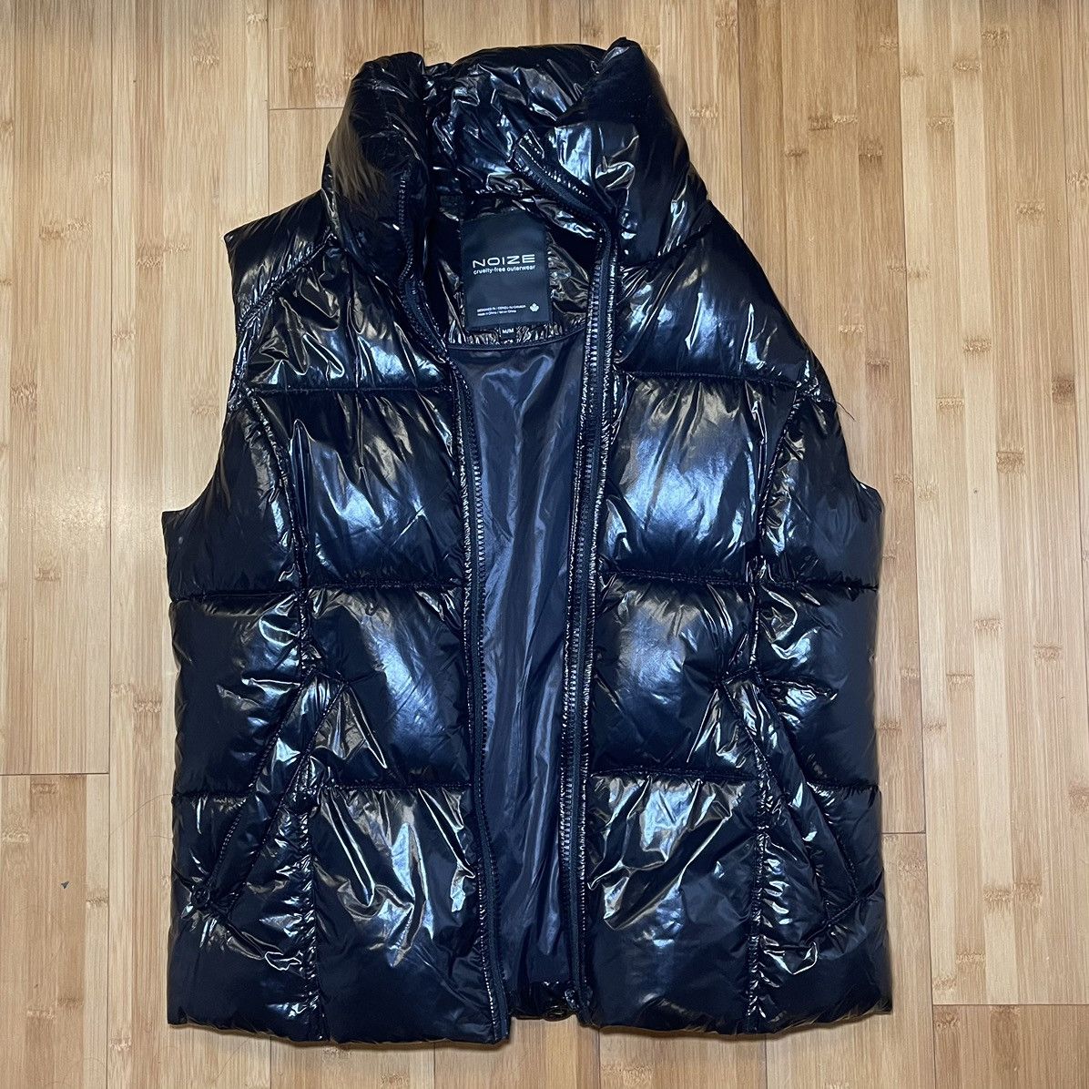 Other black vinyl puffer vest Size US M / EU 48-50 / 2 - 4 Thumbnail