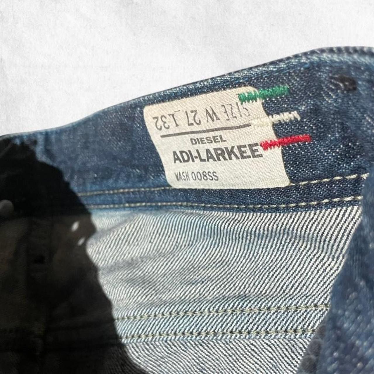Diesel Rare DIESEL ADI-LARKEE dark indigo jeans 2009 made in Italy Size US 27 - 7 Thumbnail