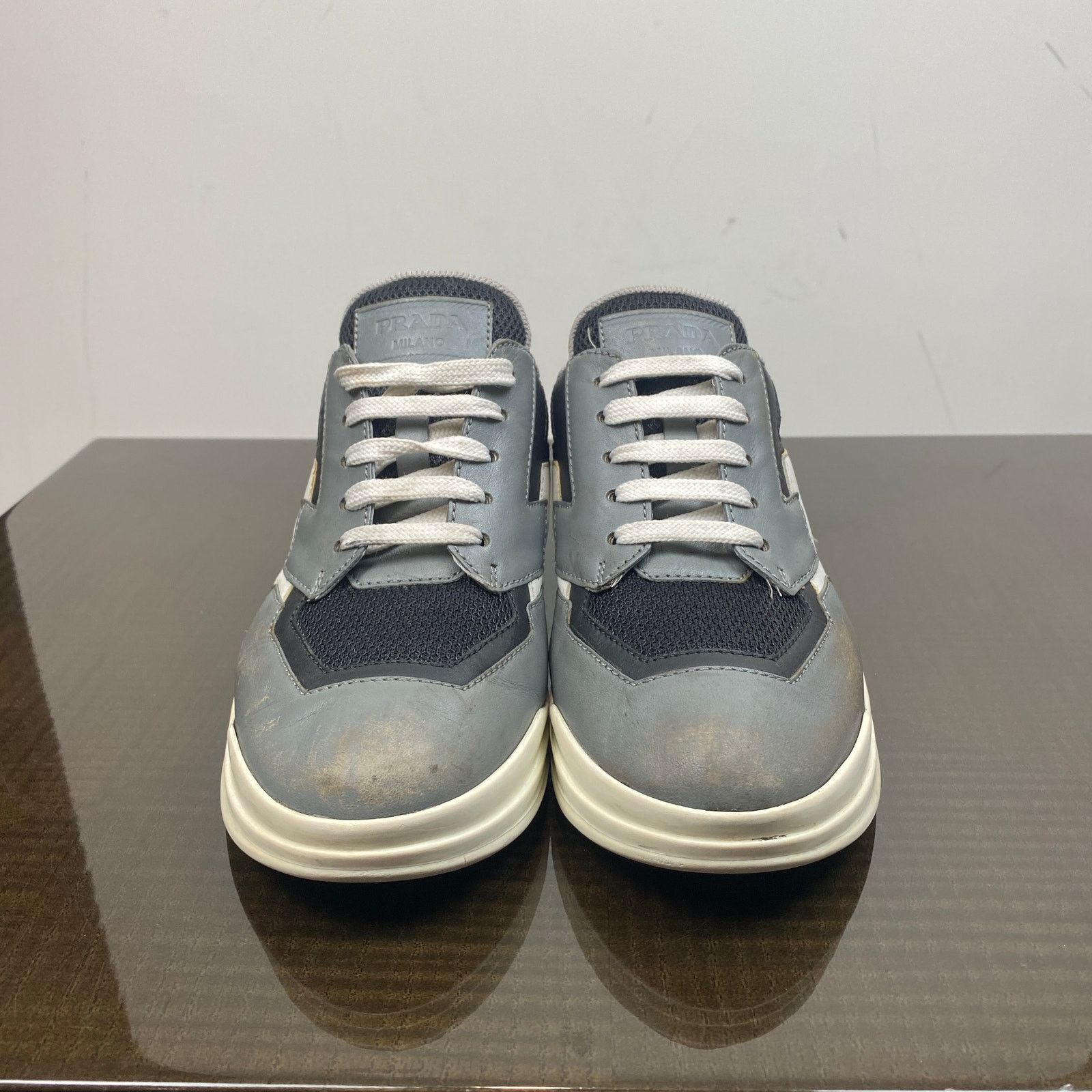 Prada Prada Polarius Leather Trainers Sneakers Shoes 36.5 US 6.5 Size US 6.5 / IT 36.5 - 2 Thumbnail