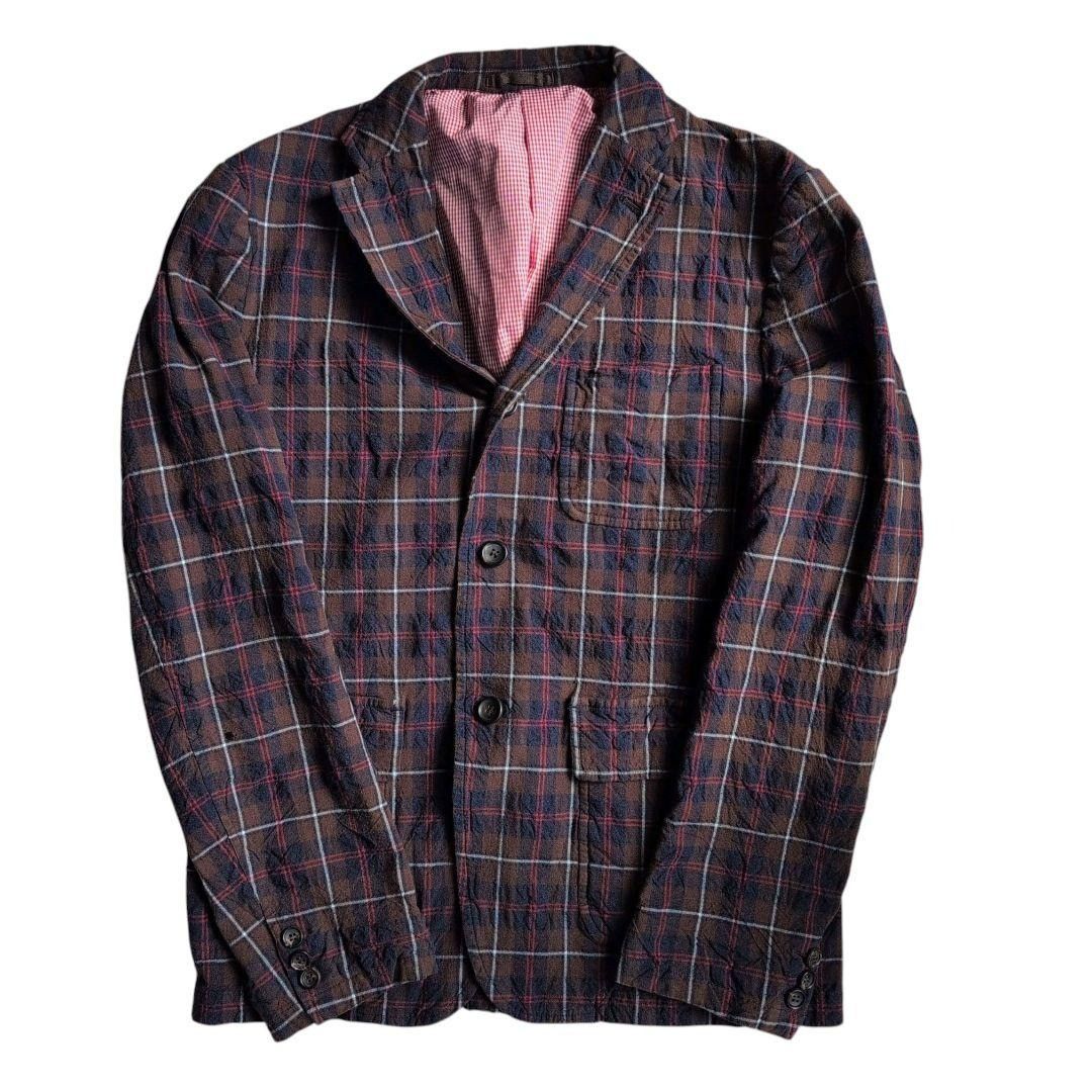 Comme des Garcons Homme COMME des GARÇONS HOMME 2010AW 3B Tailored Jacket Plaid S Size US S / EU 44-46 / 1 - 1 Thumbnail