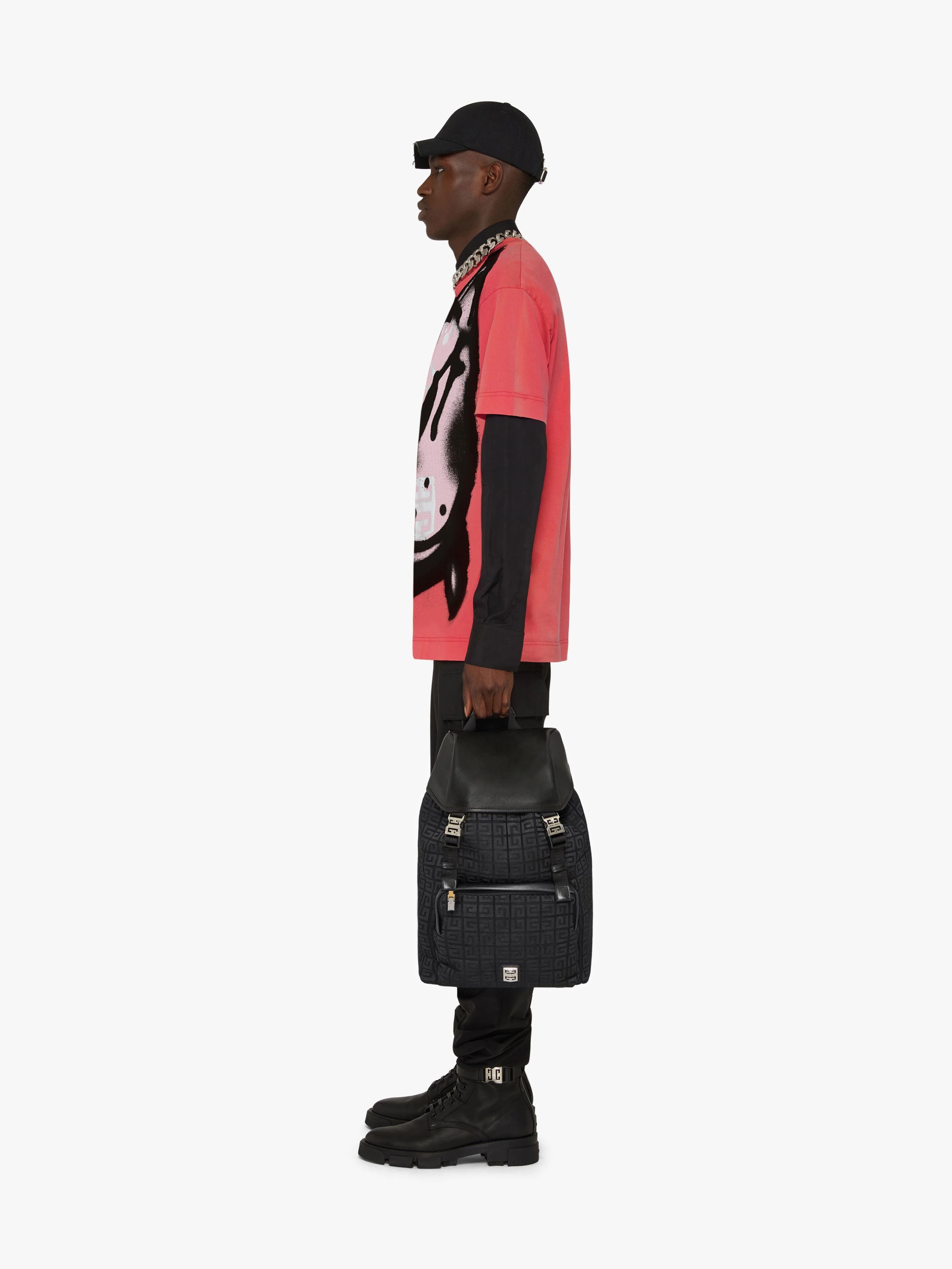 Givenchy x Chito Washed Red Graffiti Dog Oversized T-Shirt Size US M / EU 48-50 / 2 - 3 Thumbnail