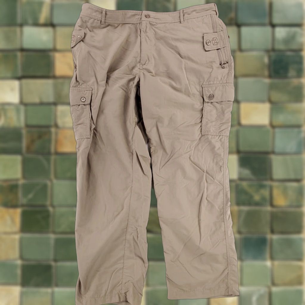 Vintage Clothing Arts Pants P Cubed Pick Pocket Proof Tan Mens 40x31 Inseam 31 Chino Brown Pants Mens Size US 40 / EU 56 - 1 Thumbnail