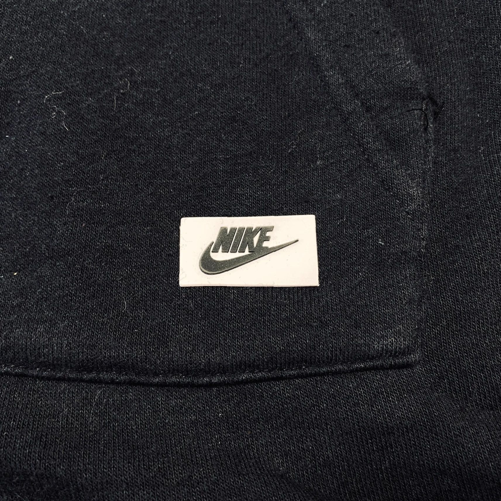 Nike VINTAGE Nike Sportswear Funnel Neck Hoodie Men’s Medeium Black Pullover Fleece Kangaroo Size US M / EU 48-50 / 2 - 6 Thumbnail