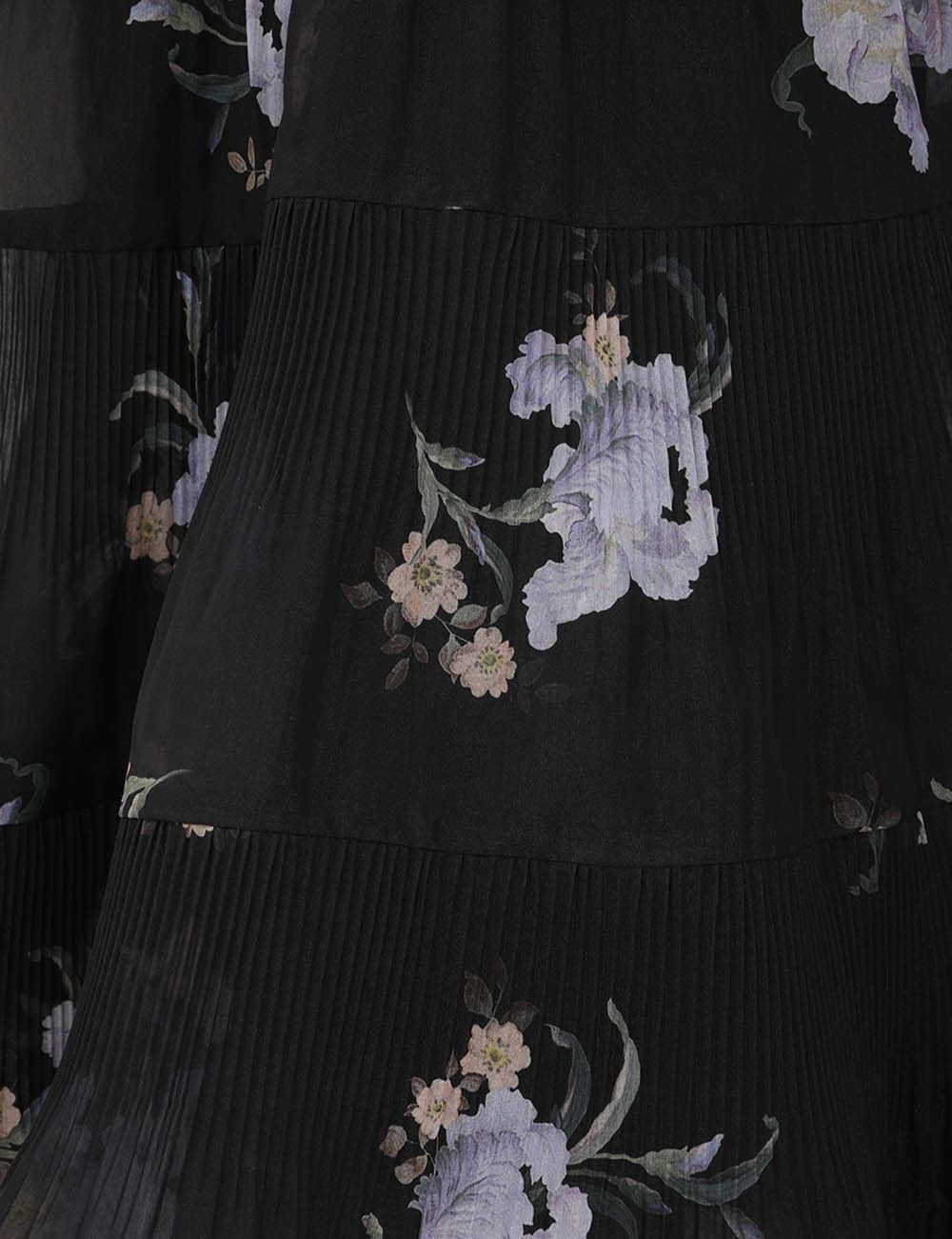 Zimmermann oc11z0825 Pleated Mini Dress in Black Size S / US 4 / IT 40 - 6 Thumbnail