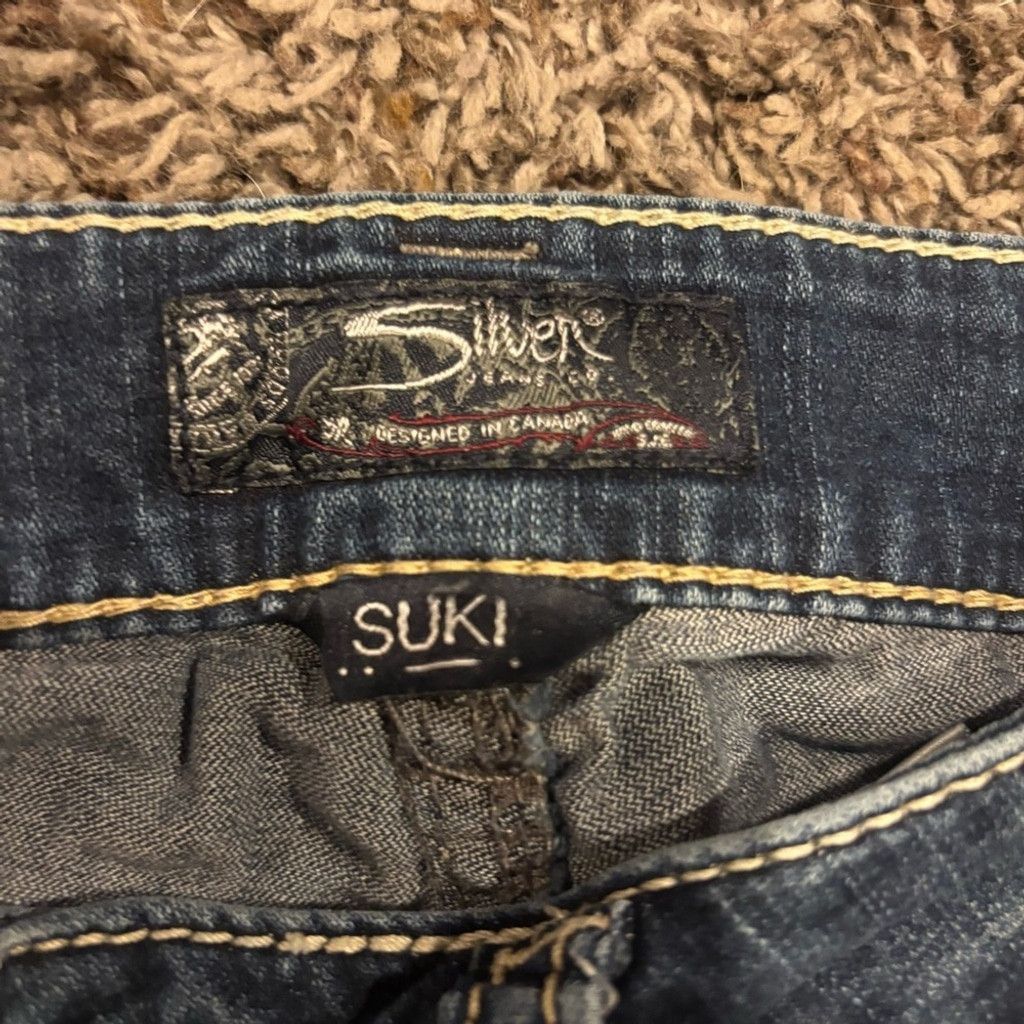 Silver Jeans Co. Silver Jeans Women's Slim Mid Boot Cut Jeans Size 30" / US 8 / IT 44 - 4 Thumbnail