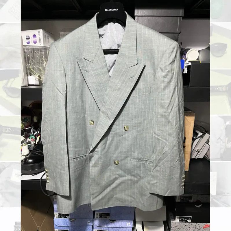 Givenchy Givenchy Grey Cotton Men's Outerwear Jacket 0089 Size US L / EU 52-54 / 3 - 1 Thumbnail