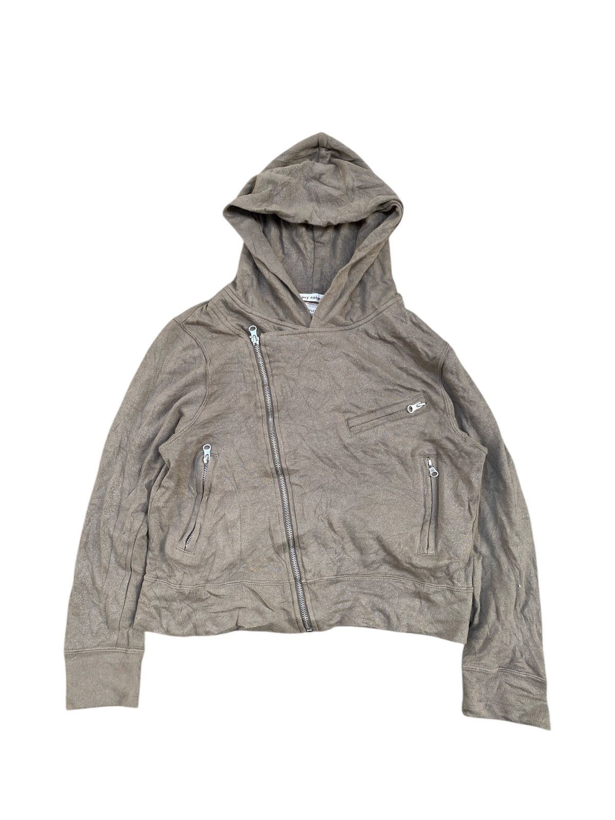 14th Addiction Japanese Navy Natural Asymmetrical Zipper Hoodie Size US S / EU 44-46 / 1 - 1 Thumbnail